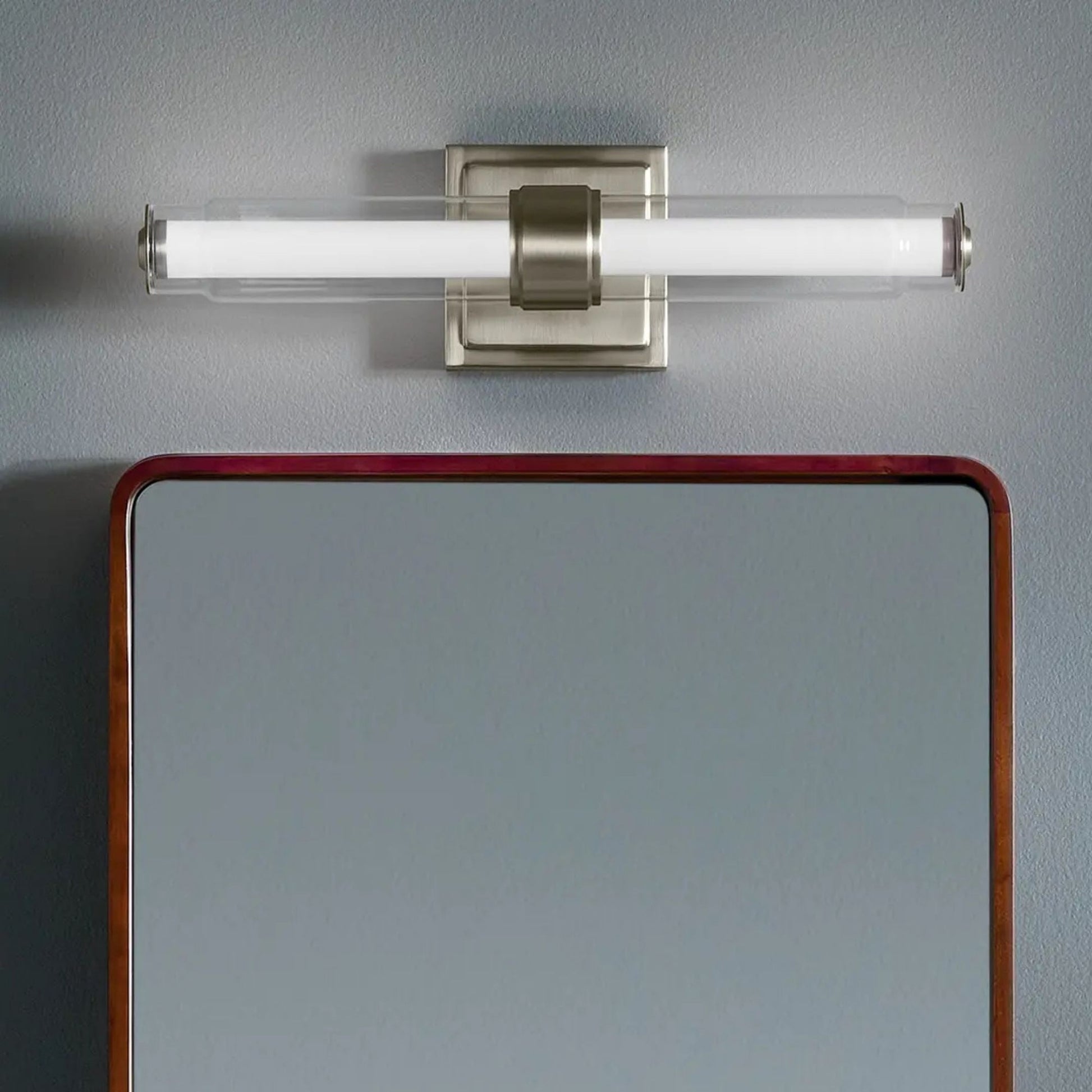 Kichler Lighting - Laurene 27" LED Linear Bath Vanity, Brushed Nickel Finish | Bees Lighting
