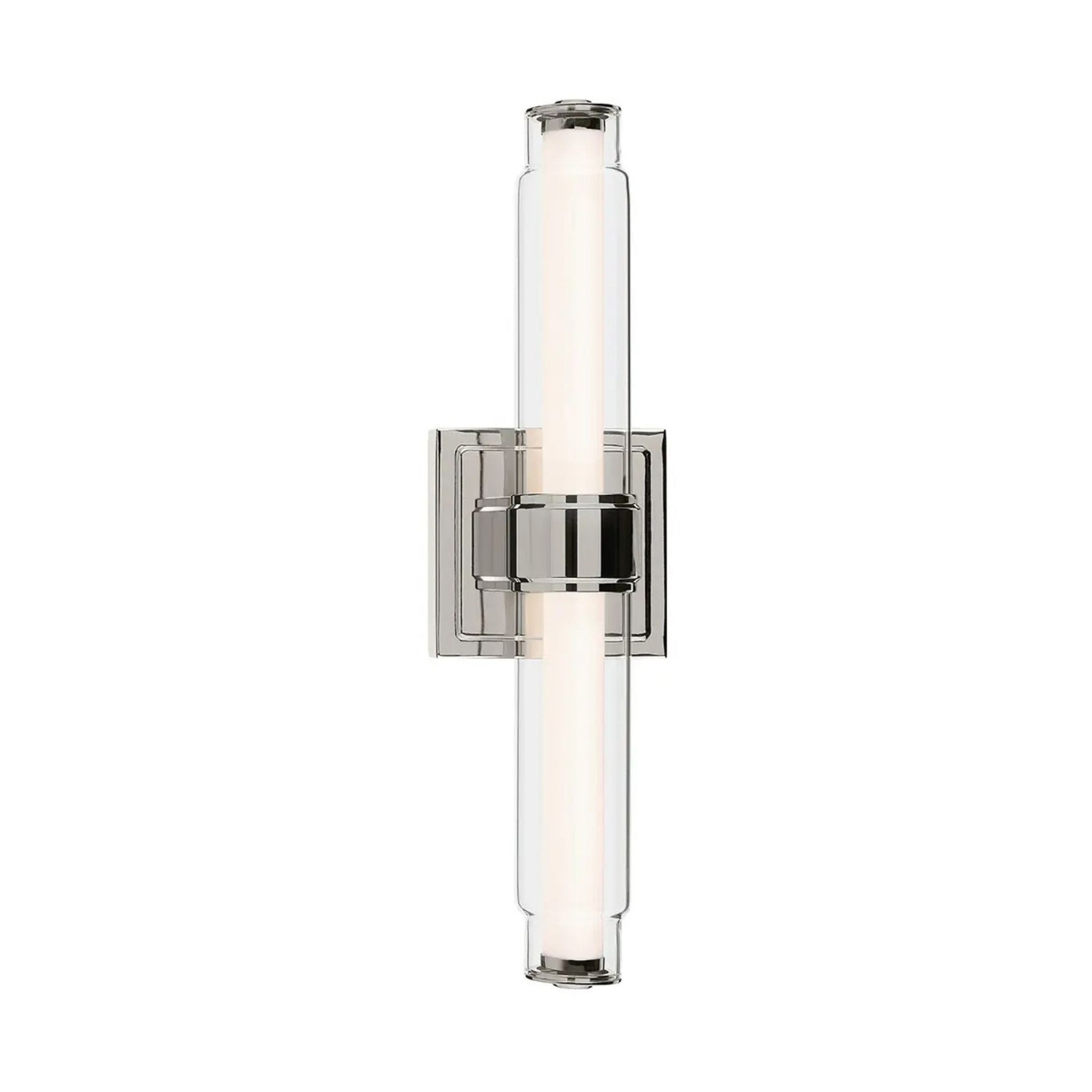 Kichler Lighting - Laurene 27" LED Linear Bath Vanity, Polished Nickel Finish | Bees Lighting