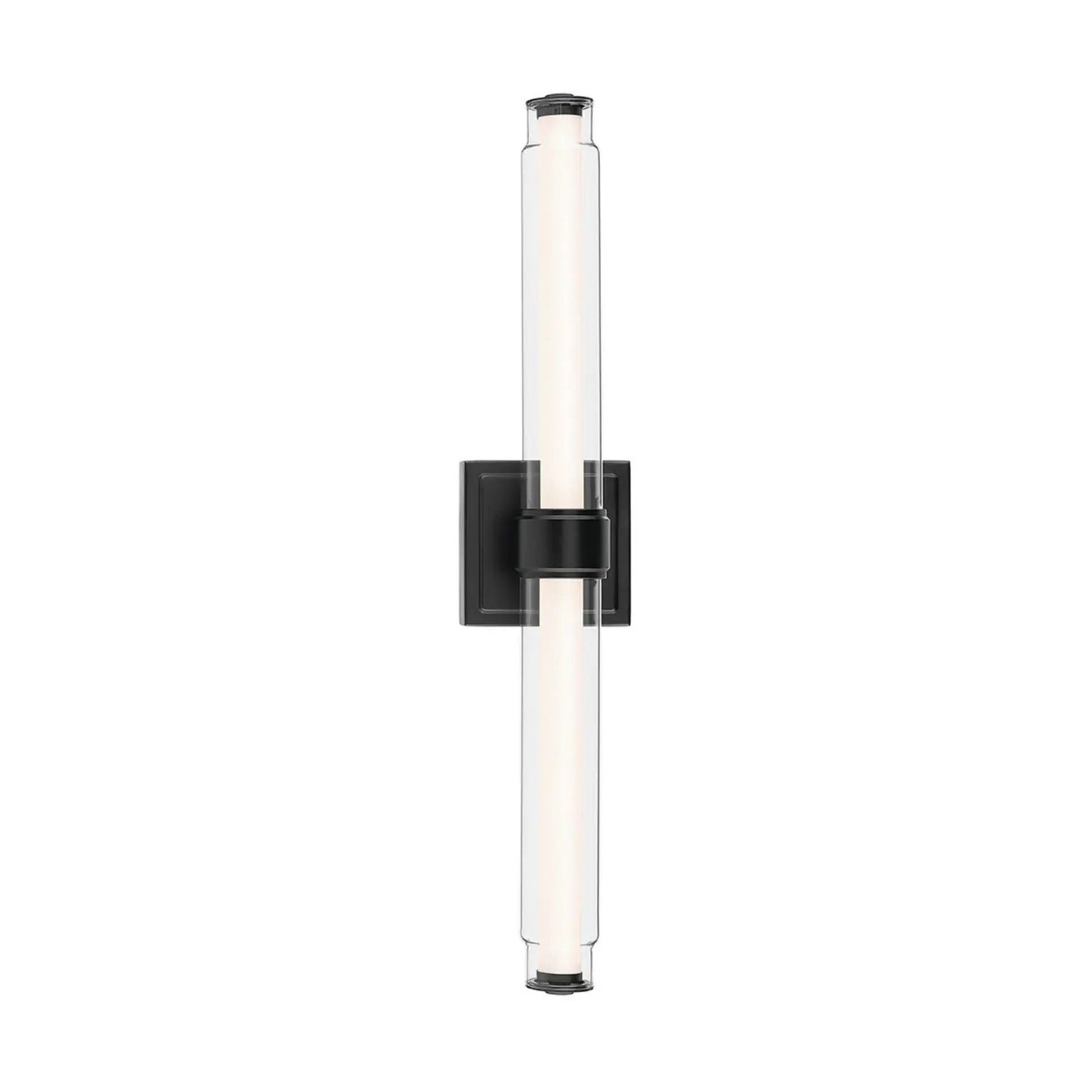 Kichler Lighting - Laurene 19" LED Linear Bath Vanity, Black Finish | Bees Lighting