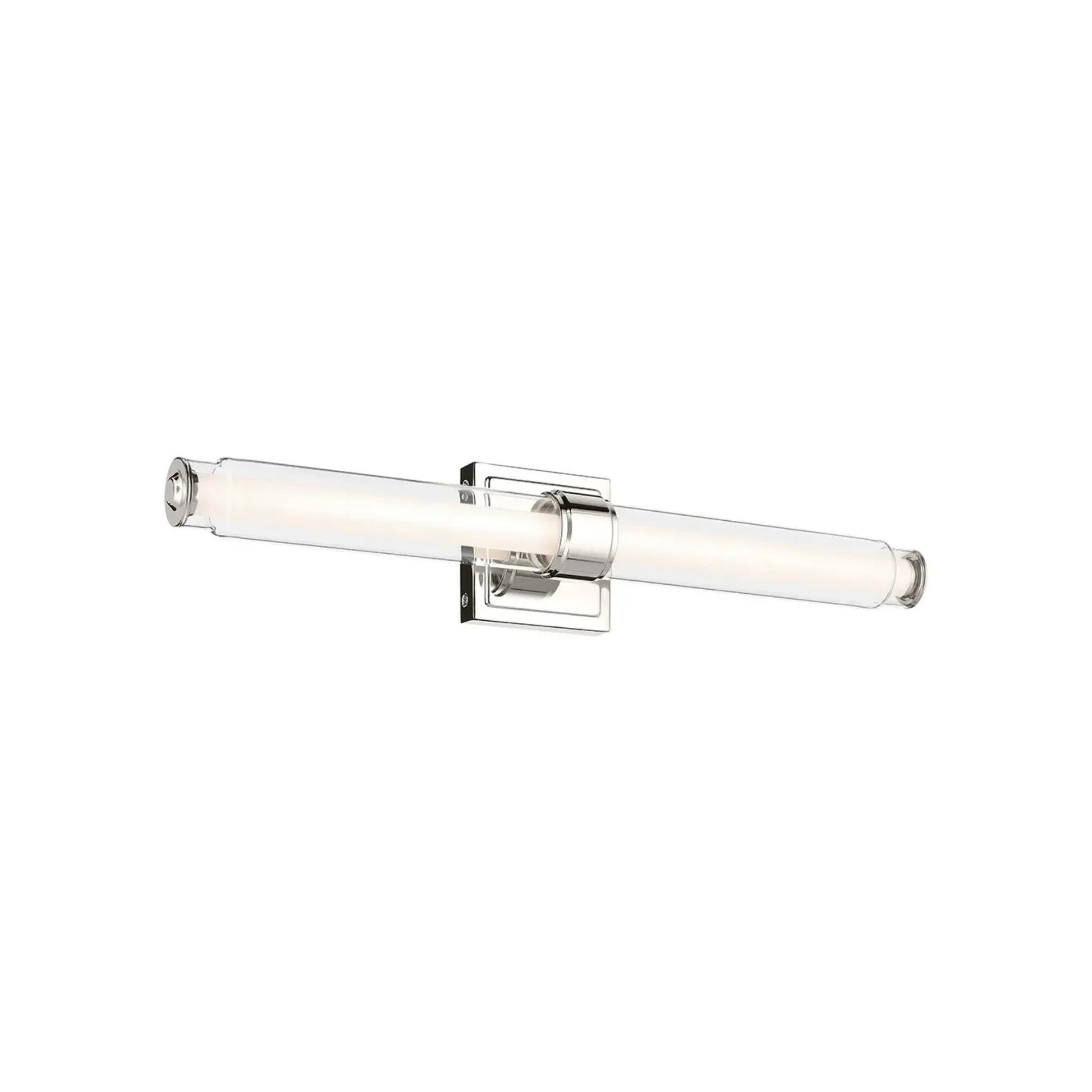 Kichler Lighting - Laurene 19" LED Linear Bath Vanity, Polished Nickel Finish | Bees Lighting