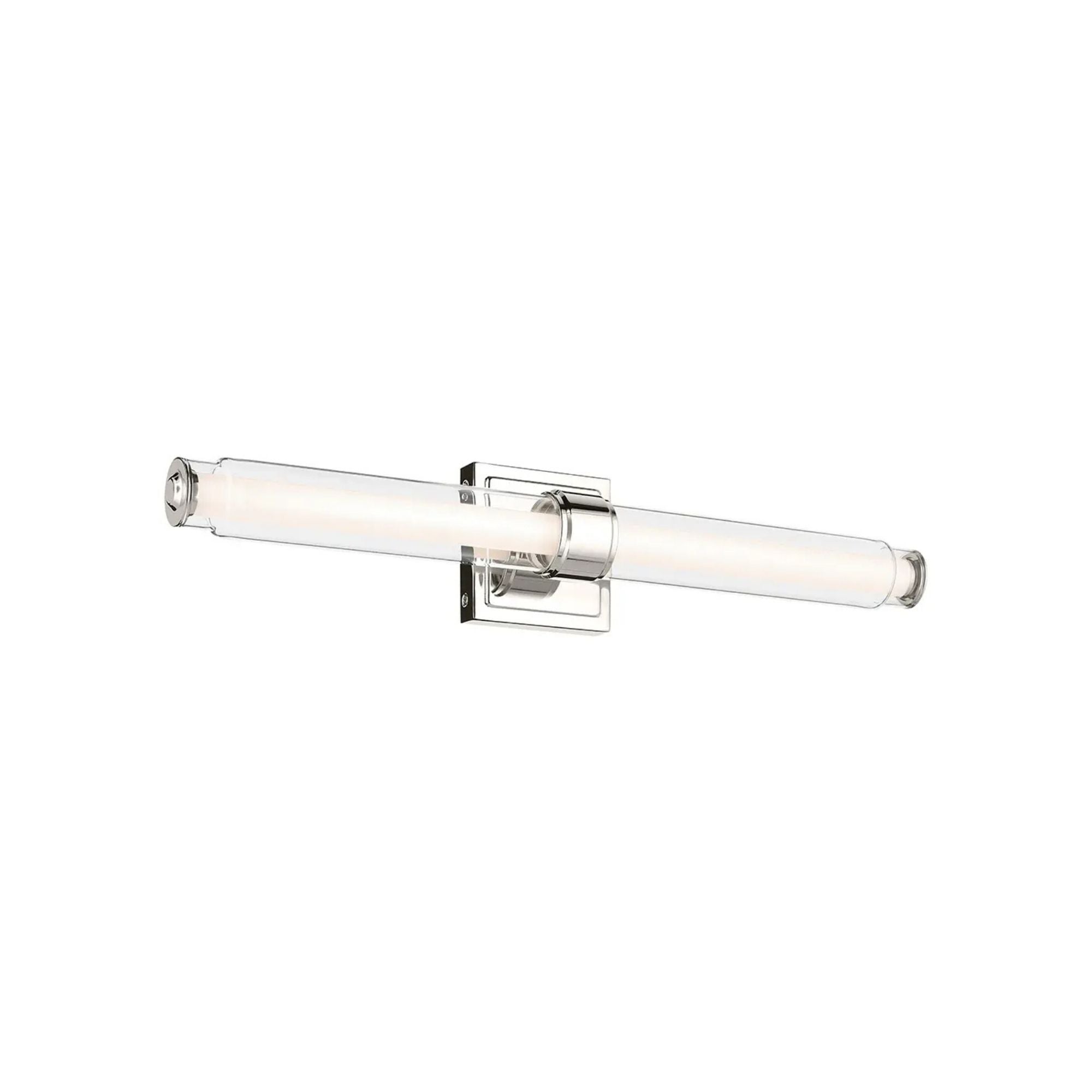 Laurene 19" LED Linear Bath Vanity, Polished Nickel Finish