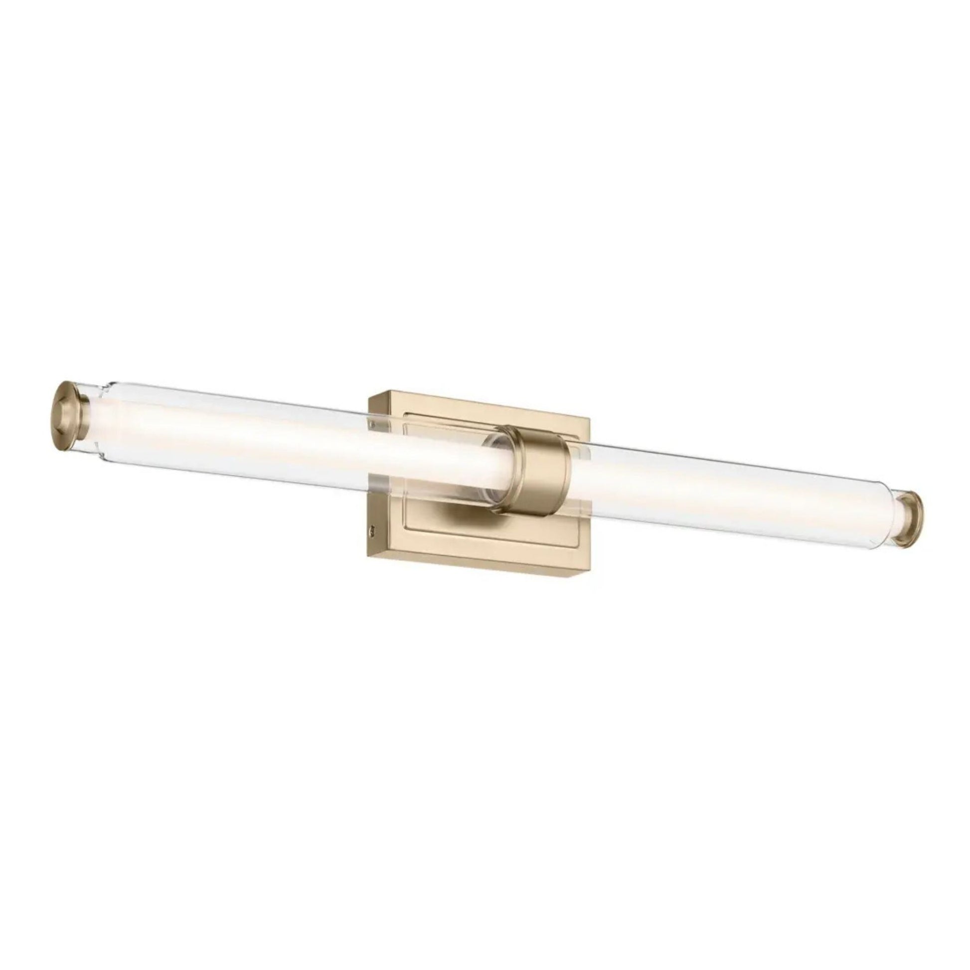 Kichler Lighting - Laurene 31" LED Linear Bath Vanity, Champagne Bronze Finish | Bees Lighting