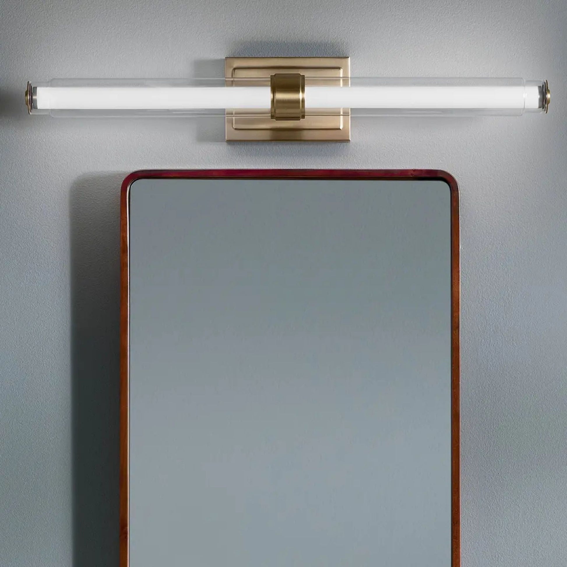 Kichler Lighting - Laurene 31" LED Linear Bath Vanity, Champagne Bronze Finish | Bees Lighting