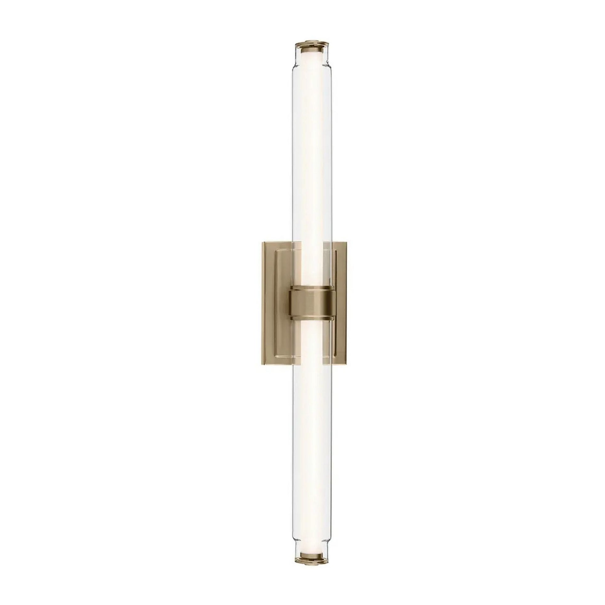 Kichler Lighting - Laurene 31" LED Linear Bath Vanity, Champagne Bronze Finish | Bees Lighting