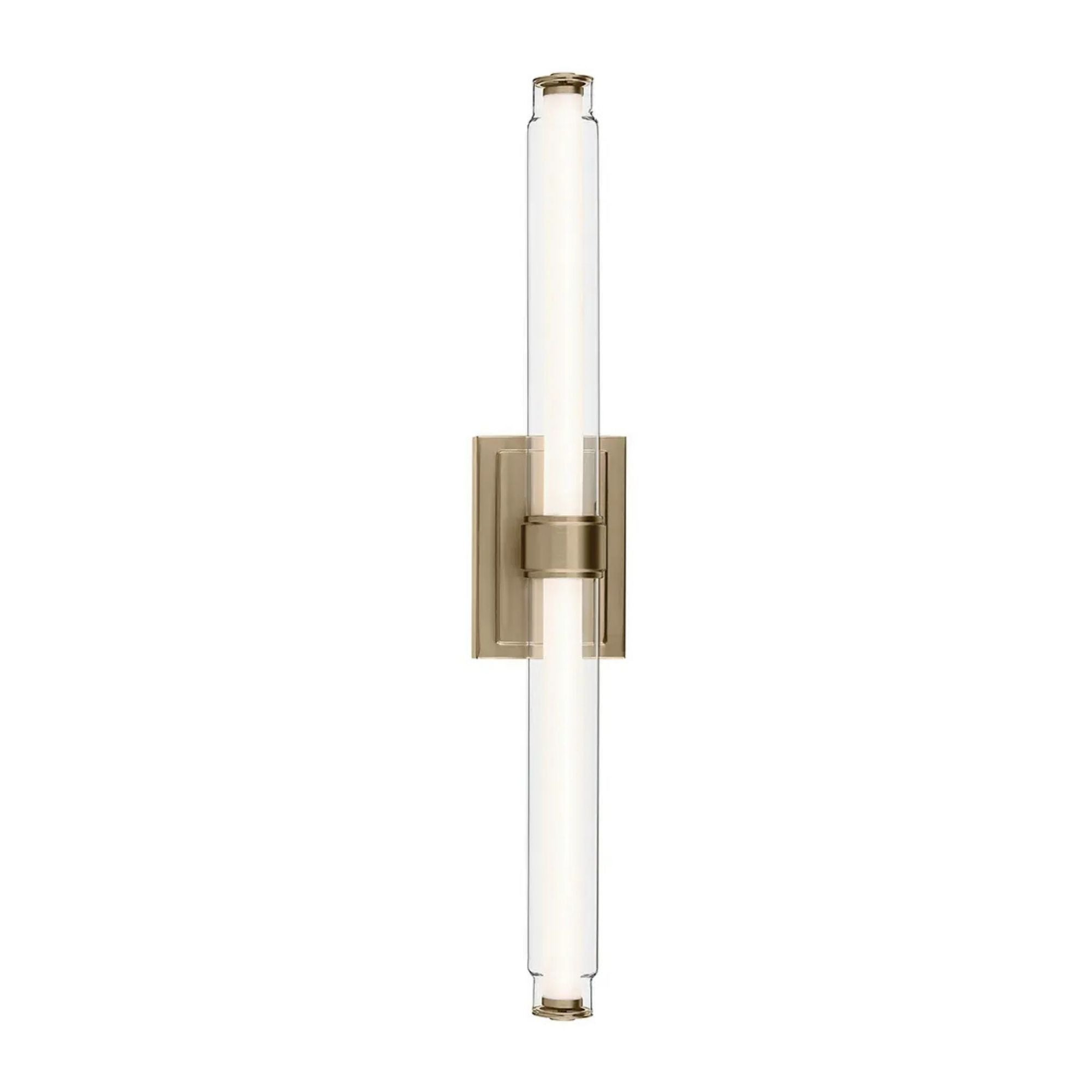 Kichler Lighting - Laurene 31" LED Linear Bath Vanity, Champagne Bronze Finish | Bees Lighting