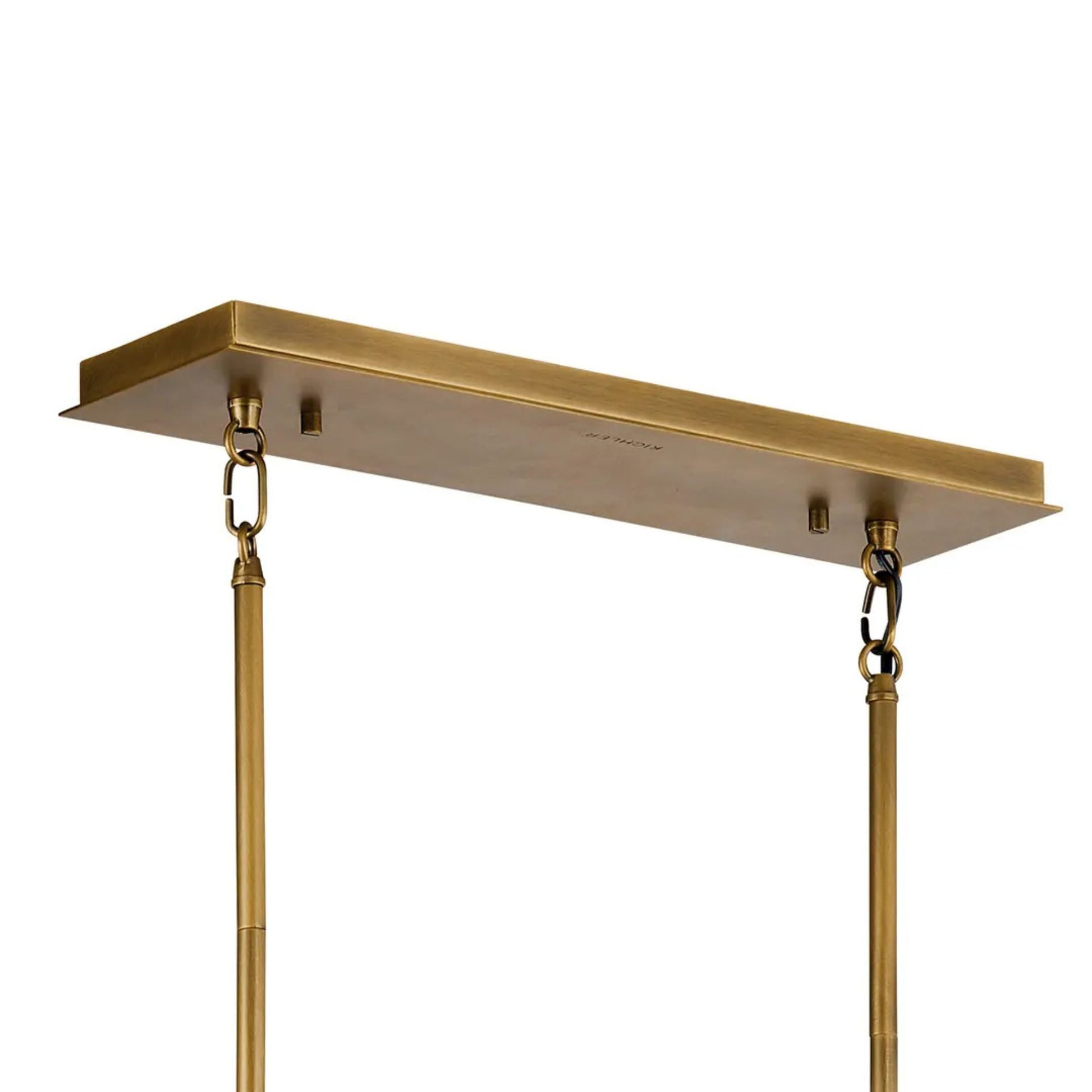 Kichler Lighting - Linara 40" 5-Light Linear Chandelier, Black Finish | Bees Lighting