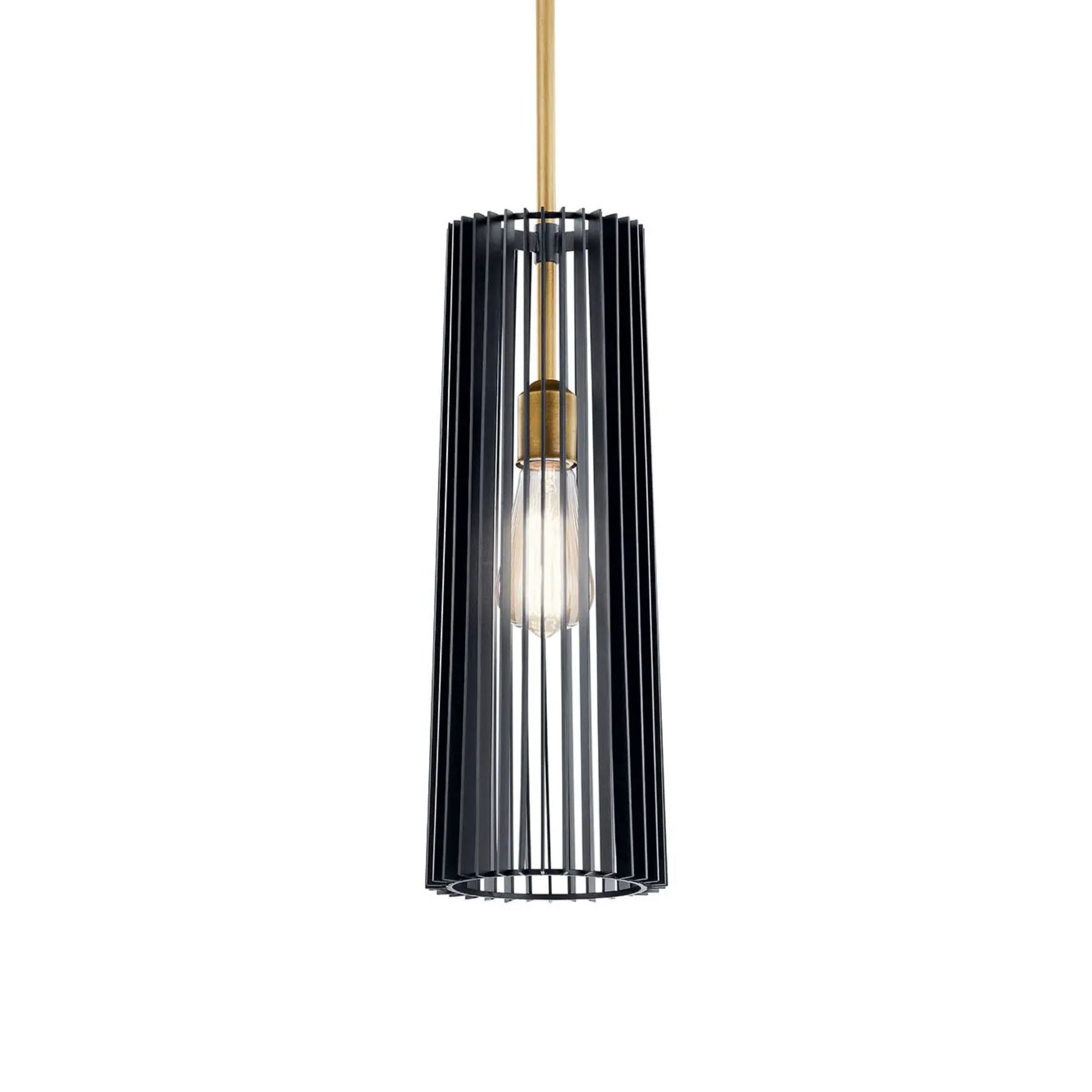 Kichler Lighting - Linara 6" Pendant, Black Finish | Bees Lighting