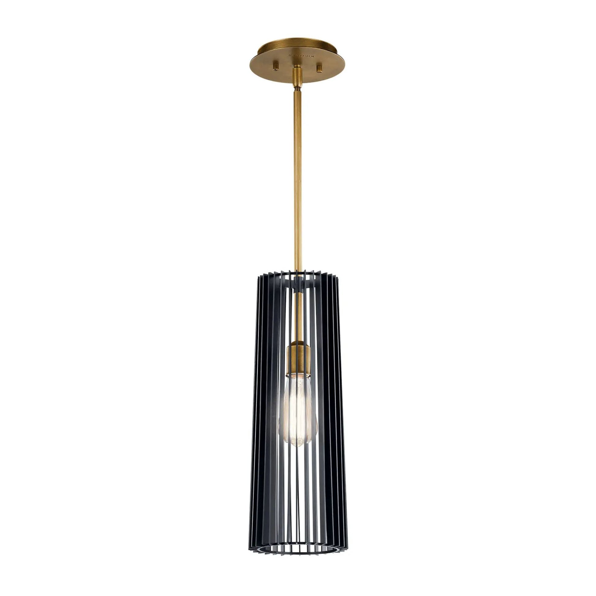 Kichler Lighting - Linara 6" Pendant, Black Finish | Bees Lighting