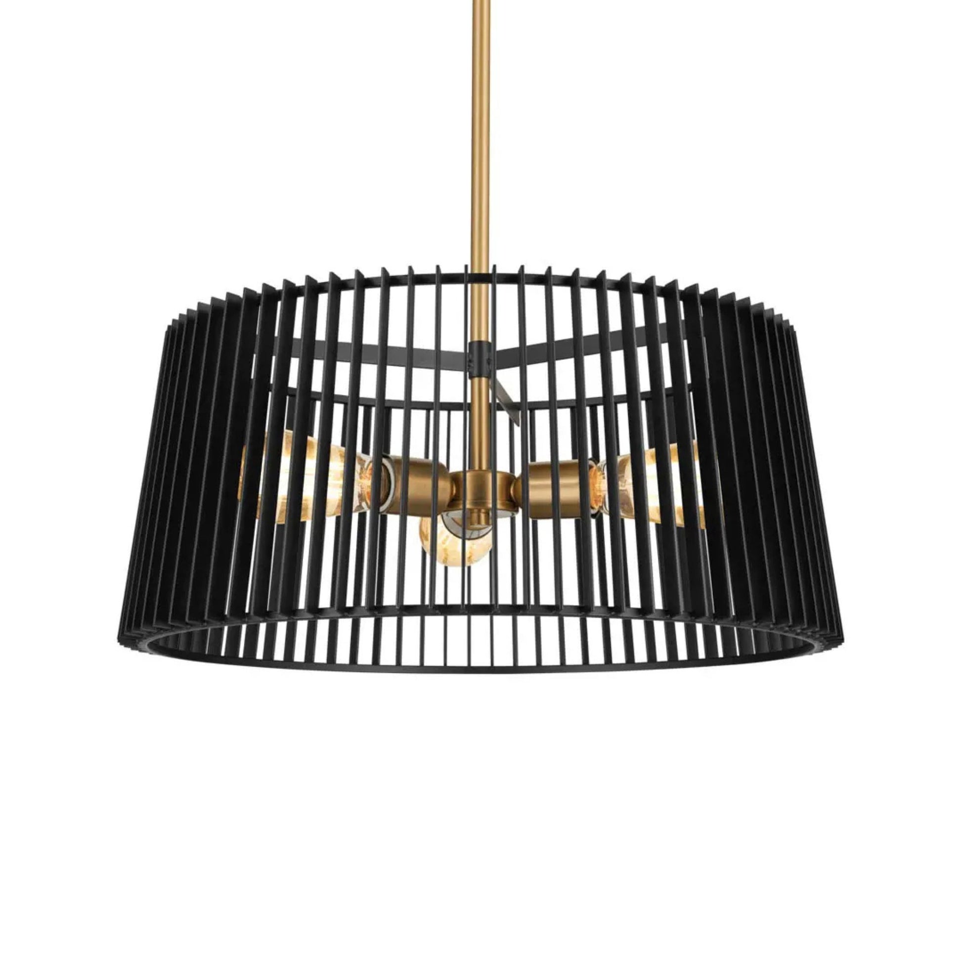 Kichler Lighting - Linara 19" 3-Light Pendant, Black Finish | Bees Lighting