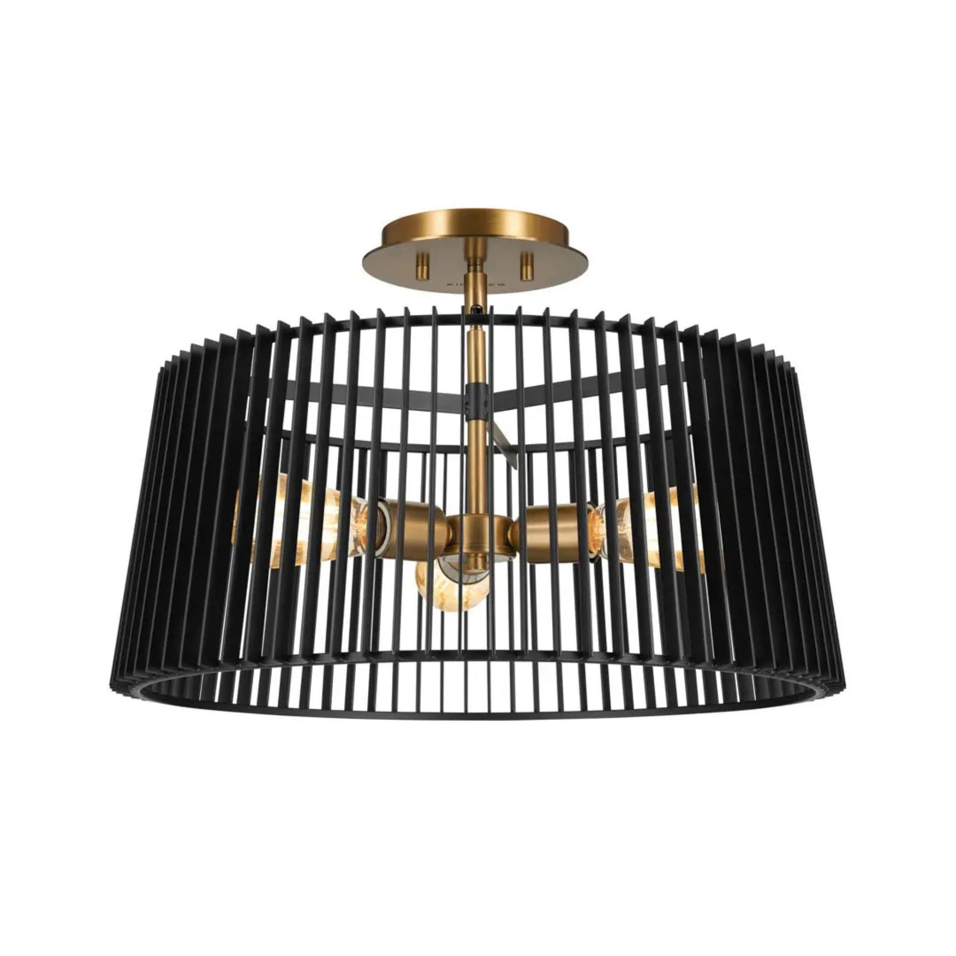 Kichler Lighting - Linara 19" 3-Light Pendant, Black Finish | Bees Lighting