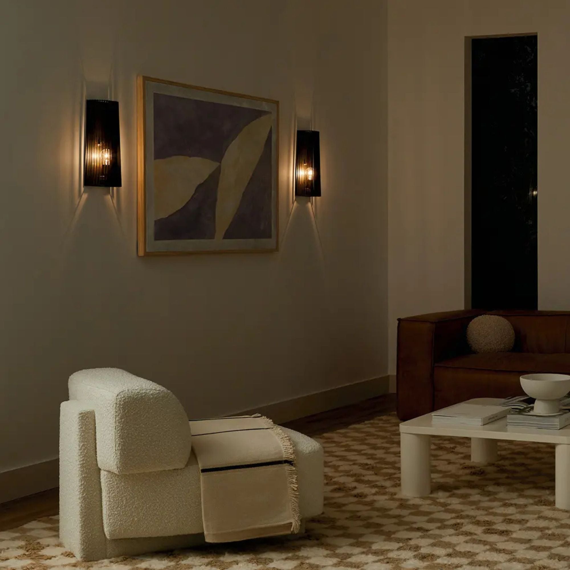 Kichler Lighting - Linara 17" Wall Sconce, Black Finish | Bees Lighting