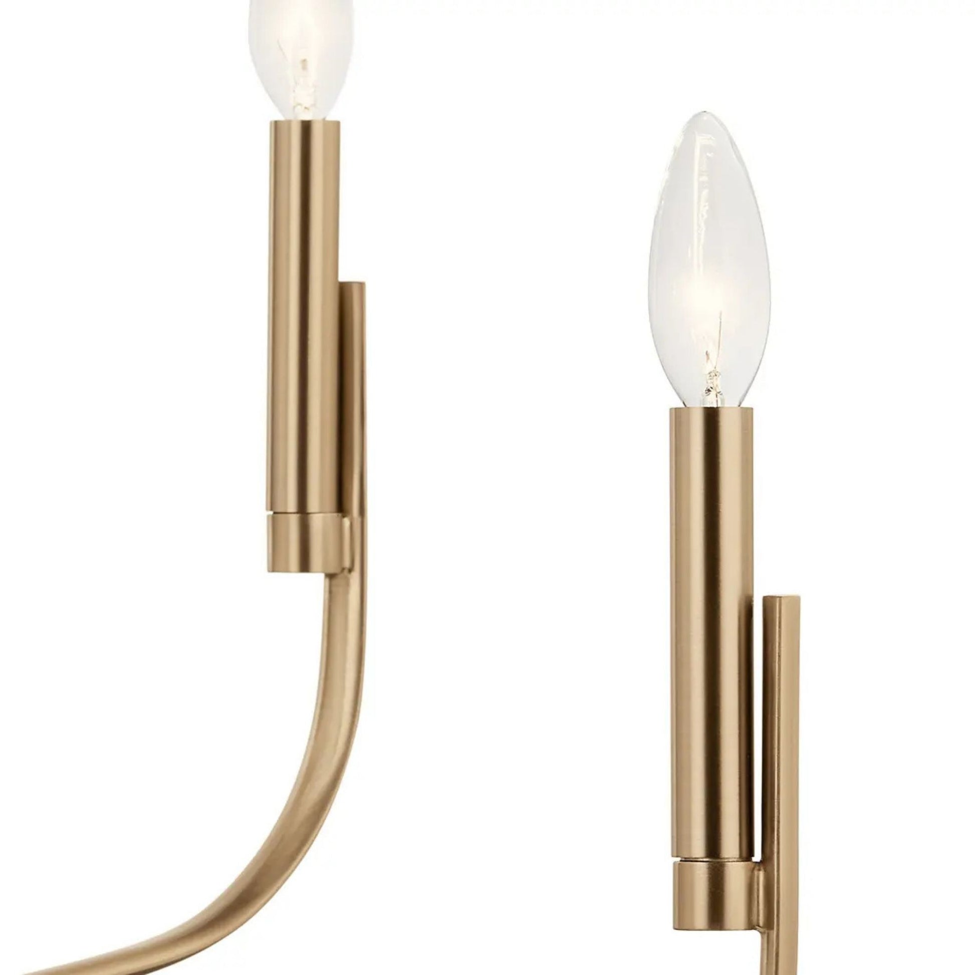 Kichler Lighting - Livadia 36" 6-Light Chandelier, Champagne Bronze Finish | Bees Lighting