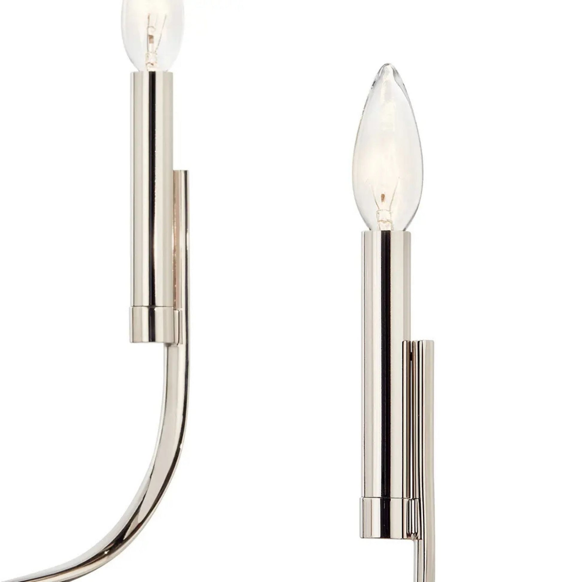 Kichler Lighting - Livadia 36" 6-Light Chandelier, Polished Nickel Finish | Bees Lighting