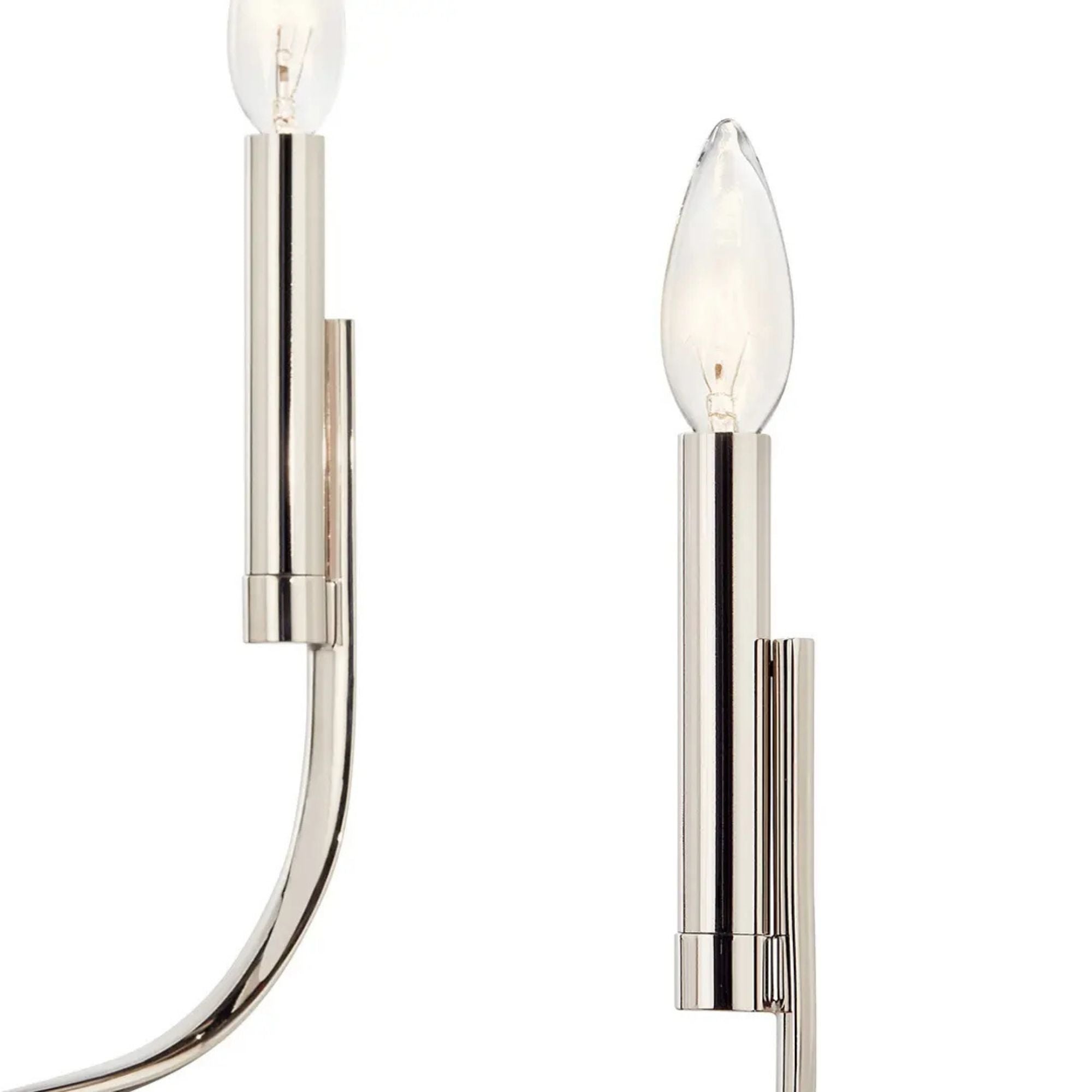 Kichler Lighting - Livadia 36" 6-Light Chandelier, Polished Nickel Finish | Bees Lighting