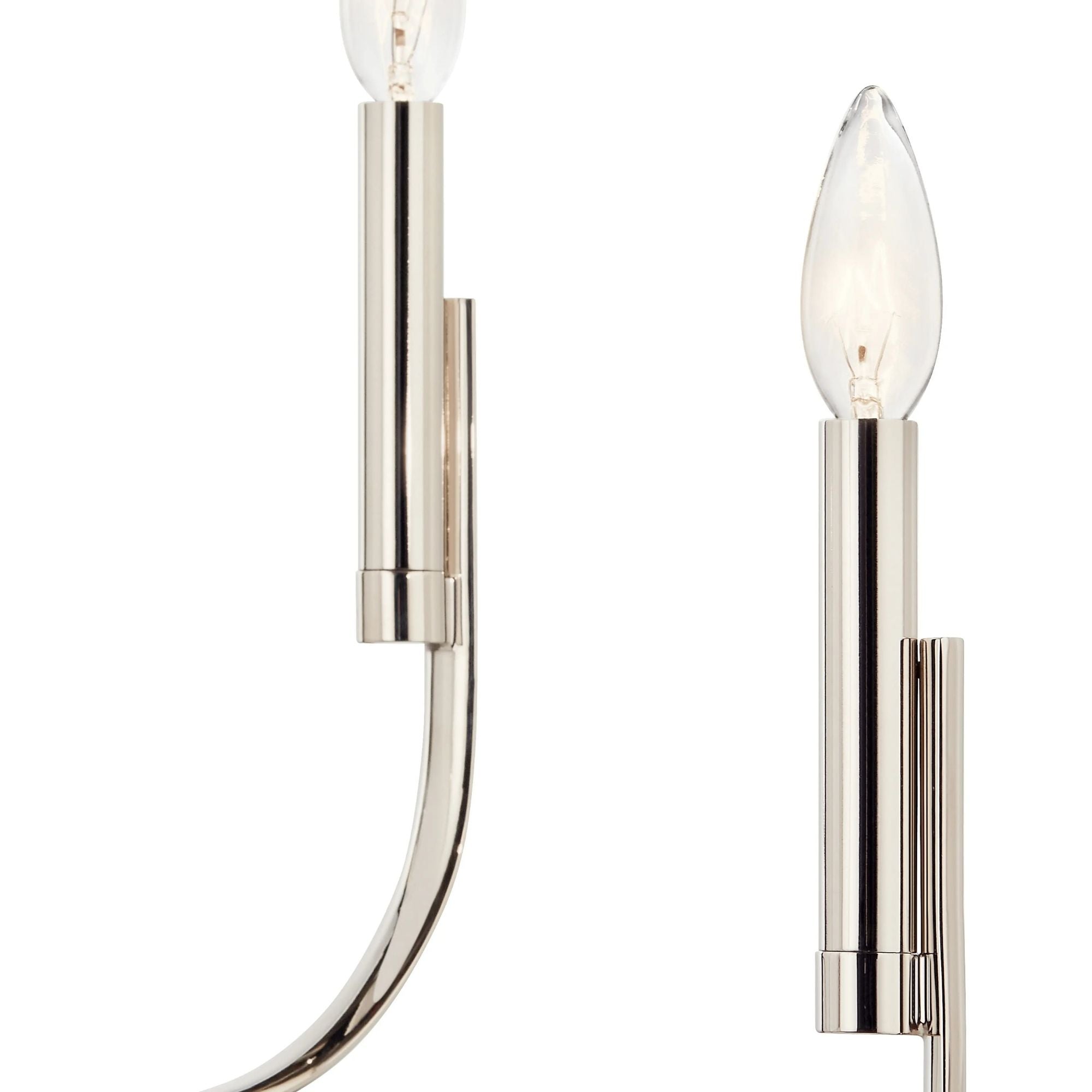 Kichler Lighting - Livadia 47" 6-Light Chandelier, Polished Nickel Finish | Bees Lighting