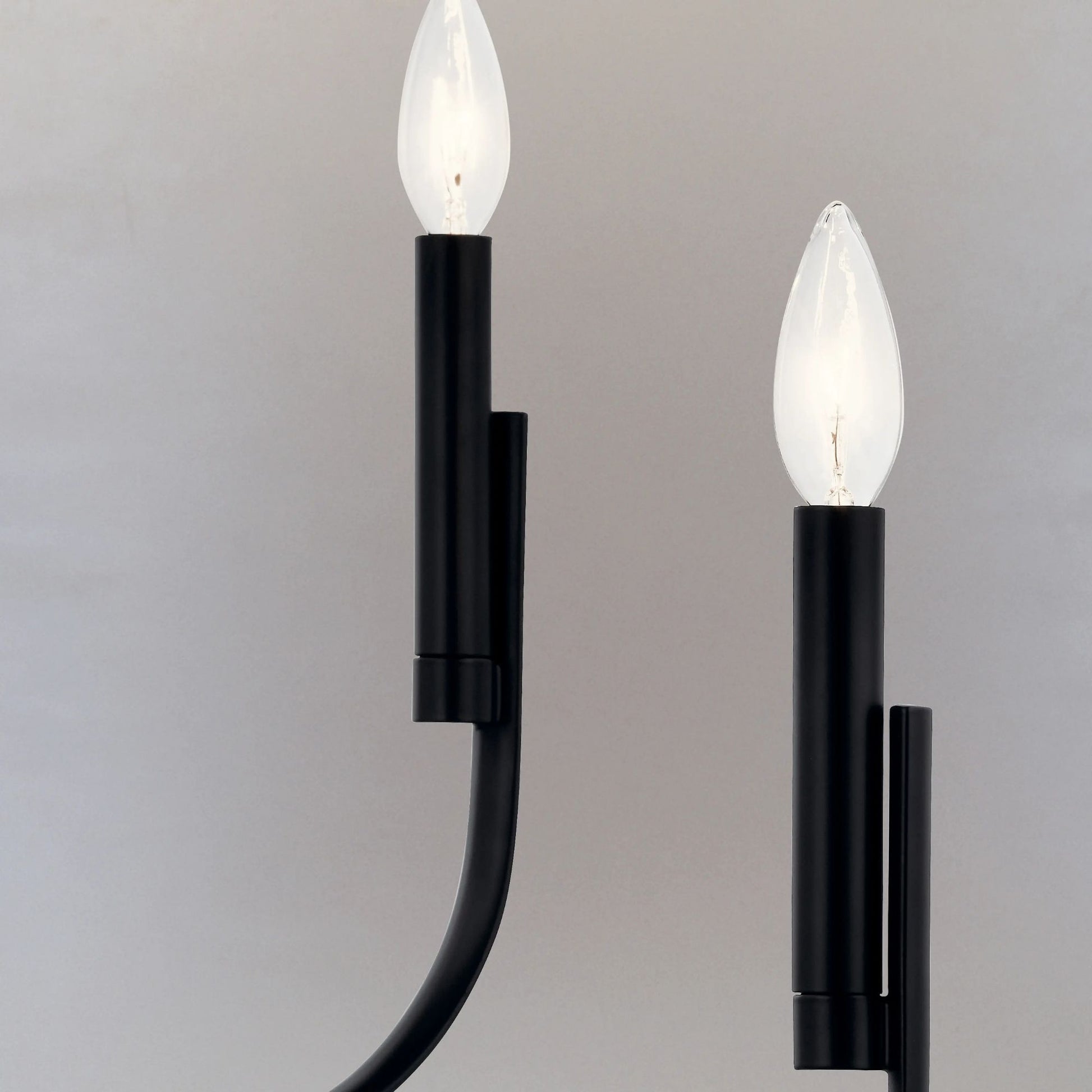 Kichler Lighting - Livadia 48" 8-Light Chandelier, Black Finish | Bees Lighting