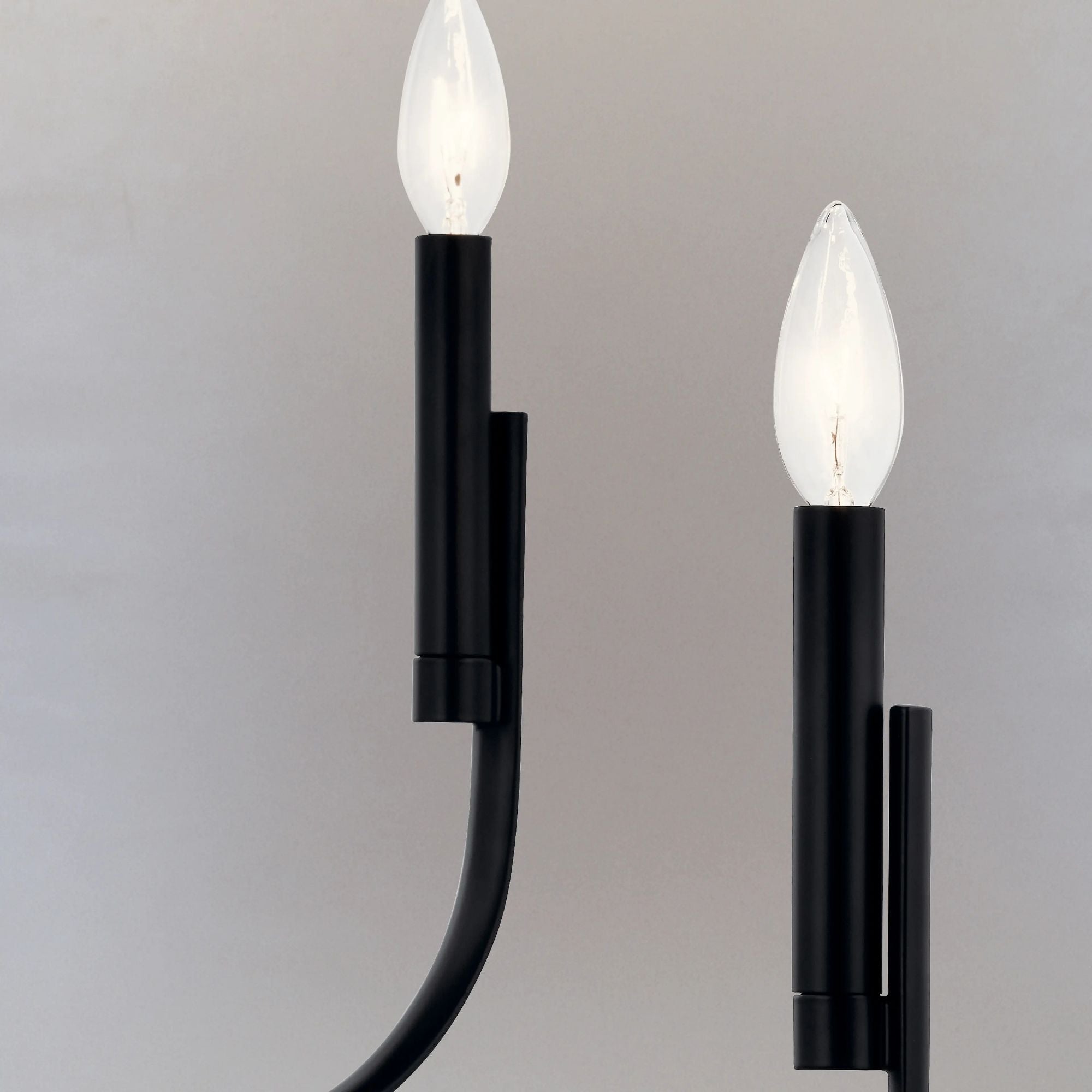 Kichler Lighting - Livadia 48" 8-Light Chandelier, Black Finish | Bees Lighting