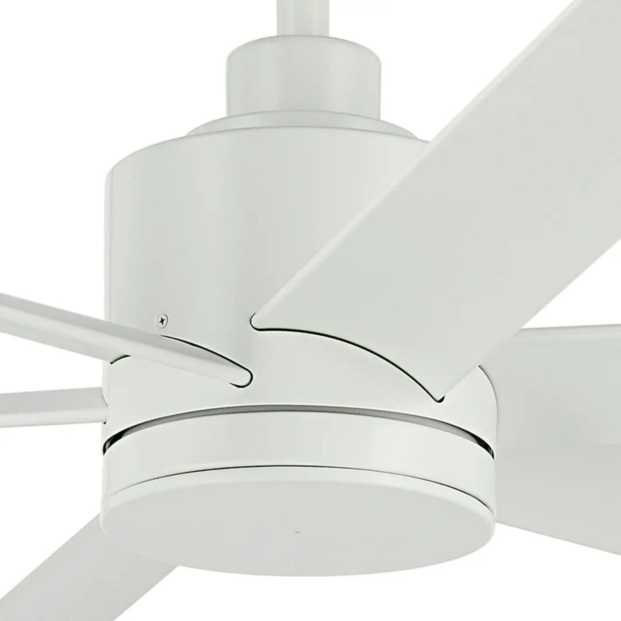 Loa 65" Matte White LED Selectable CCT Ceiling Fan