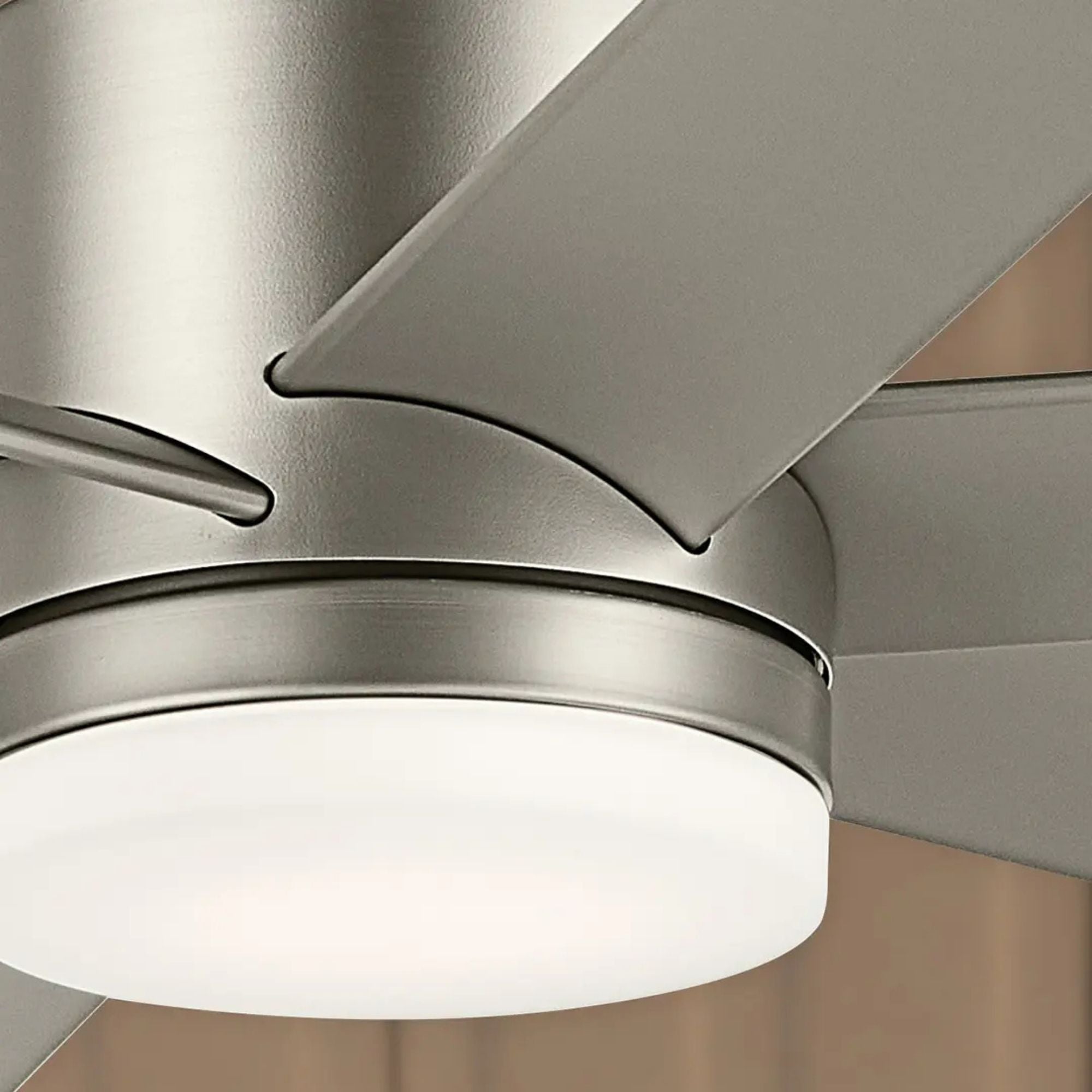 Loa 65" Brushed Nickel LED Selectable CCT Ceiling Fan