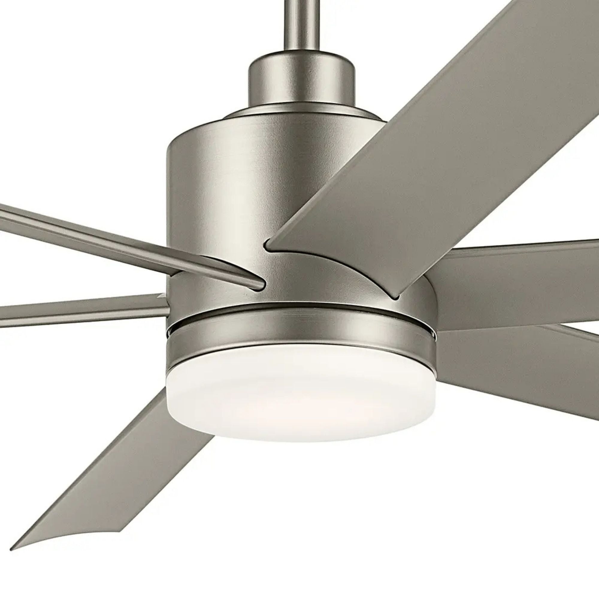Loa 65" Brushed Nickel LED Selectable CCT Ceiling Fan