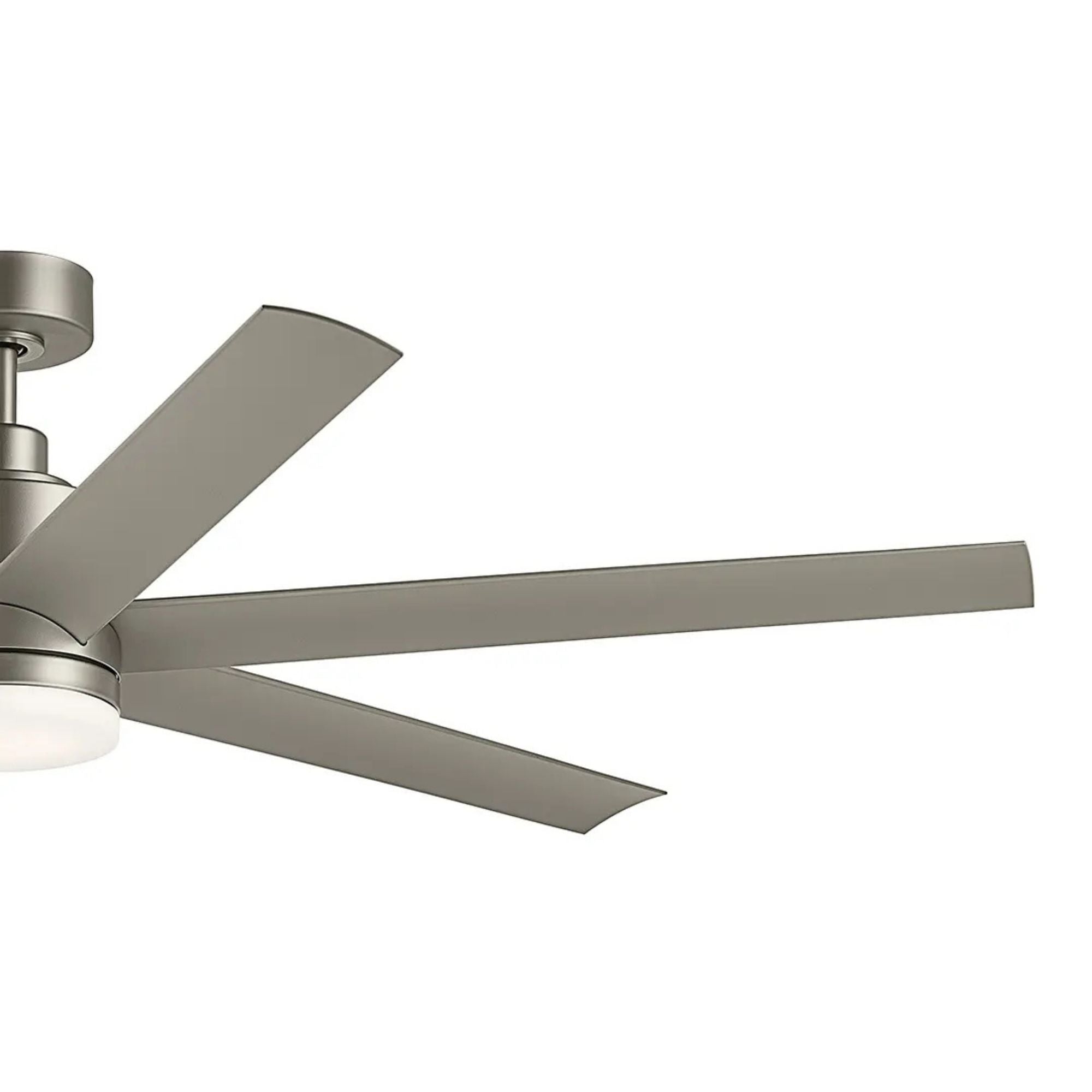 Loa 65" Brushed Nickel LED Selectable CCT Ceiling Fan
