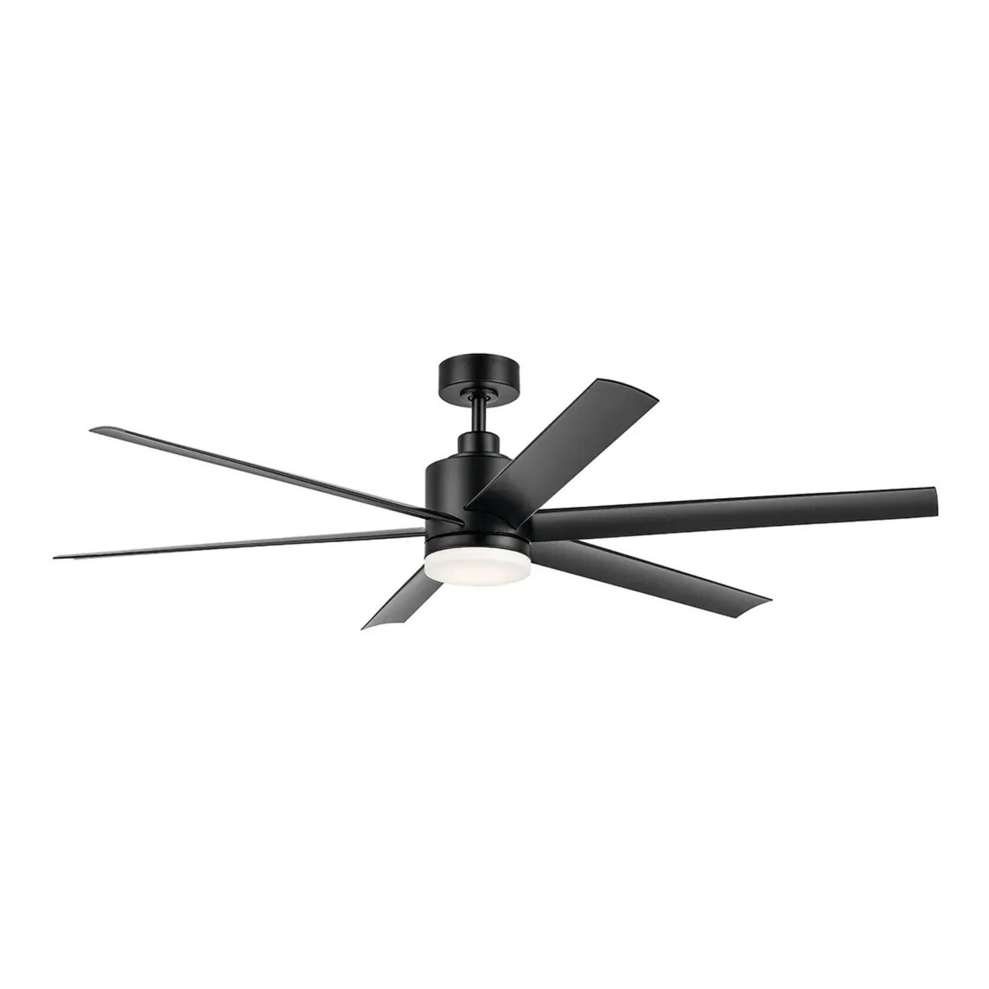 Loa 65" Satin Black LED Selectable CCT Ceiling Fan