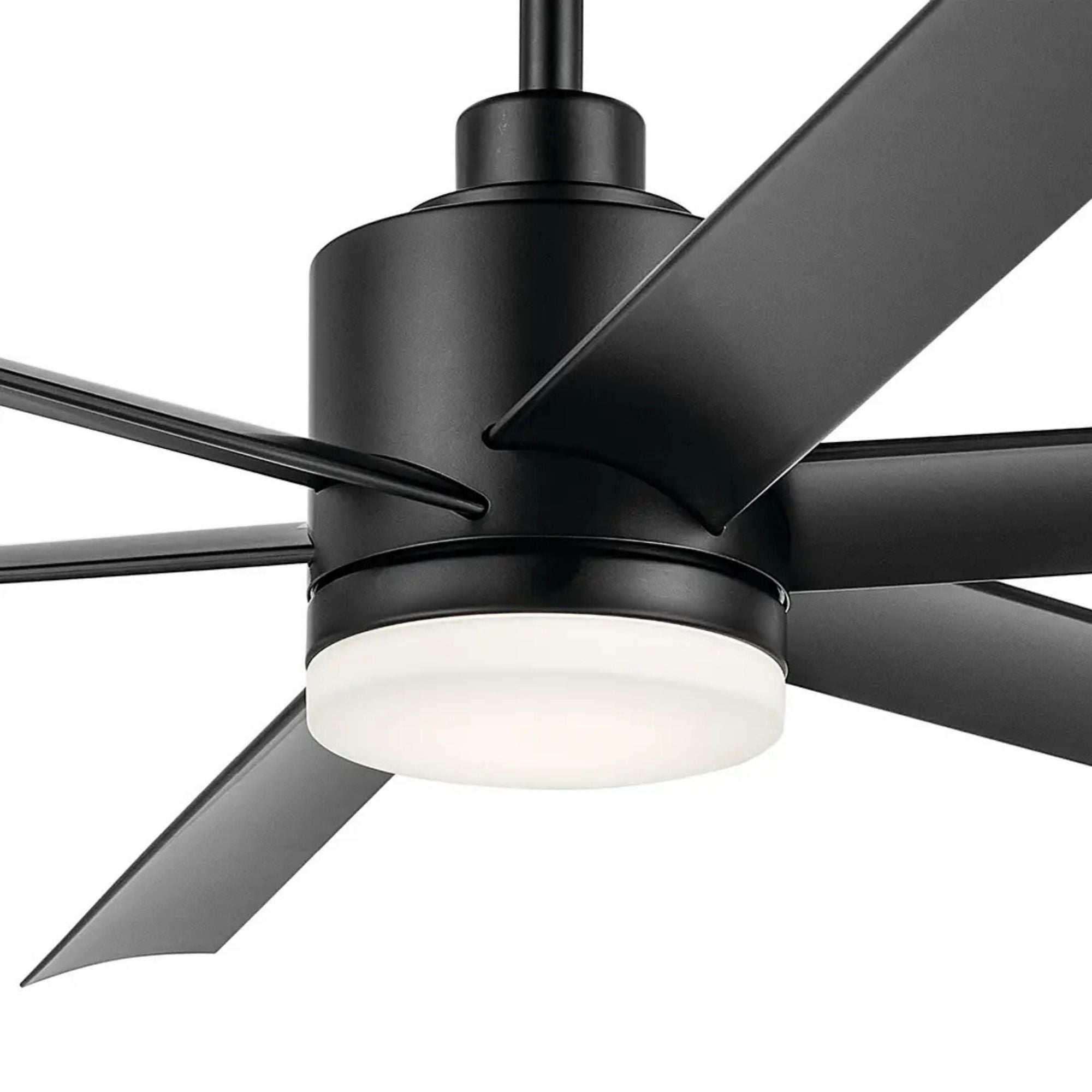 Loa 65" Satin Black LED Selectable CCT Ceiling Fan
