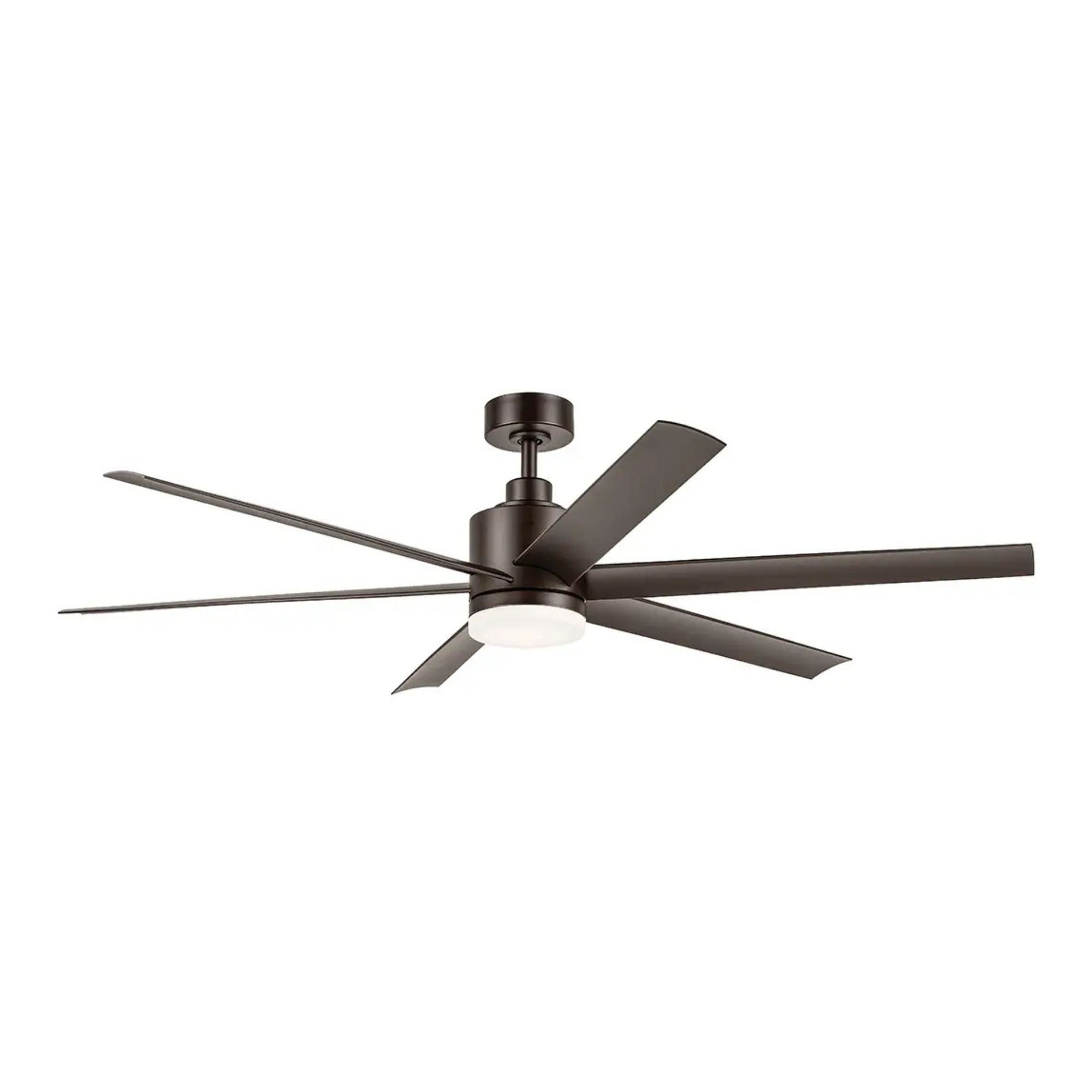 Loa 65" Satin Natural Bronze LED Selectable CCT Ceiling Fan