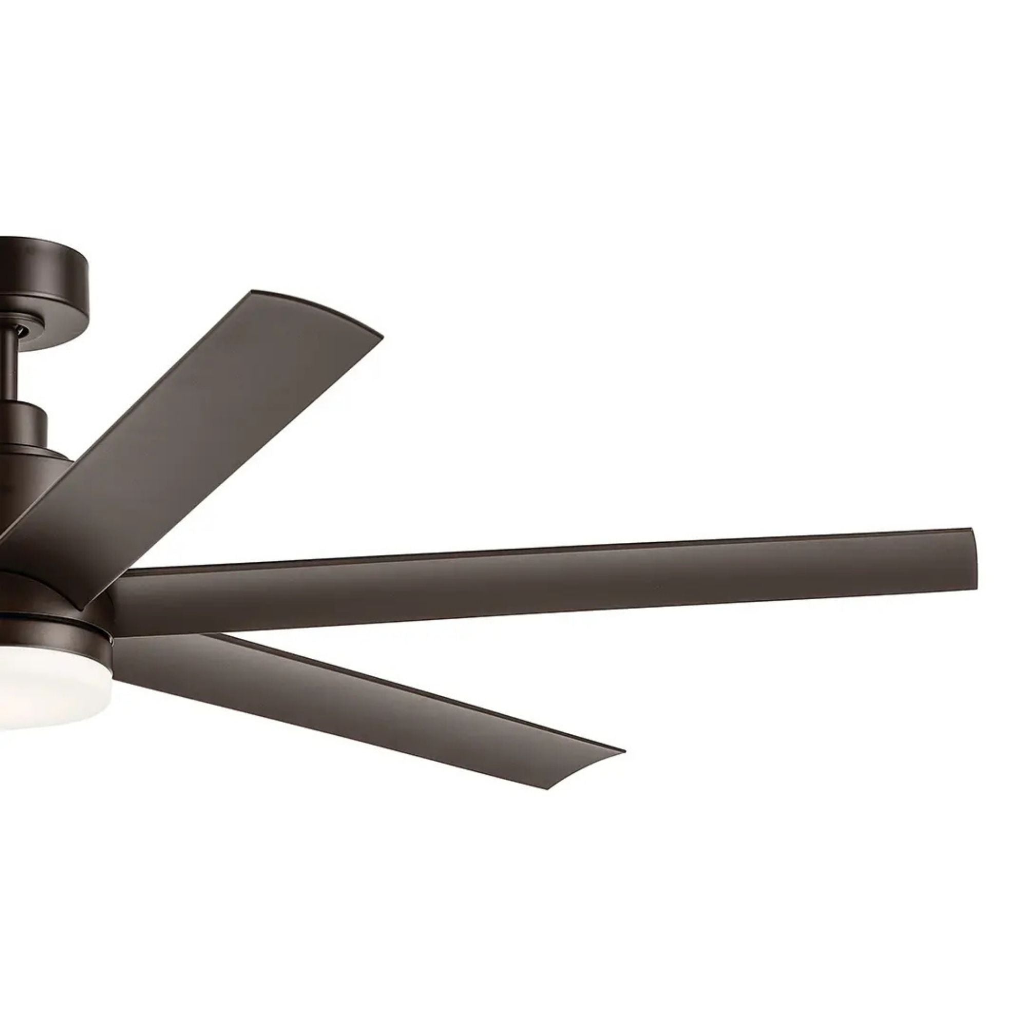 Loa 65" Satin Natural Bronze LED Selectable CCT Ceiling Fan