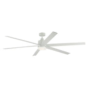 Loa 80" Matte White LED Selectable CCT Ceiling Fan