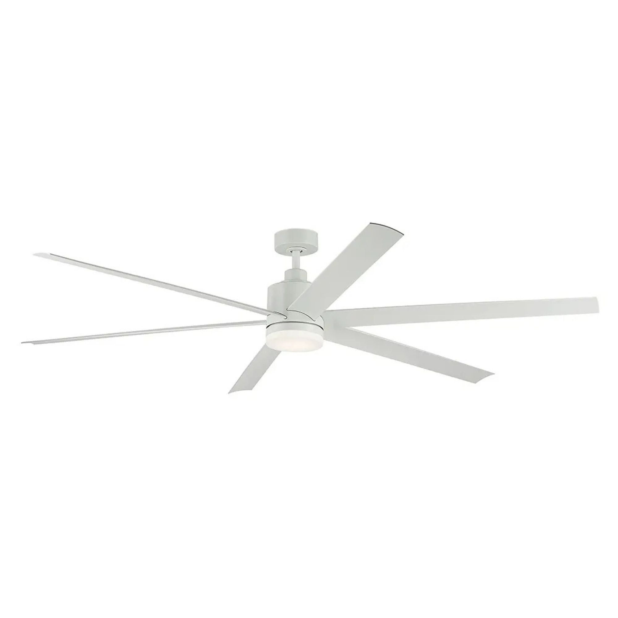 Loa 80" Matte White LED Selectable CCT Ceiling Fan