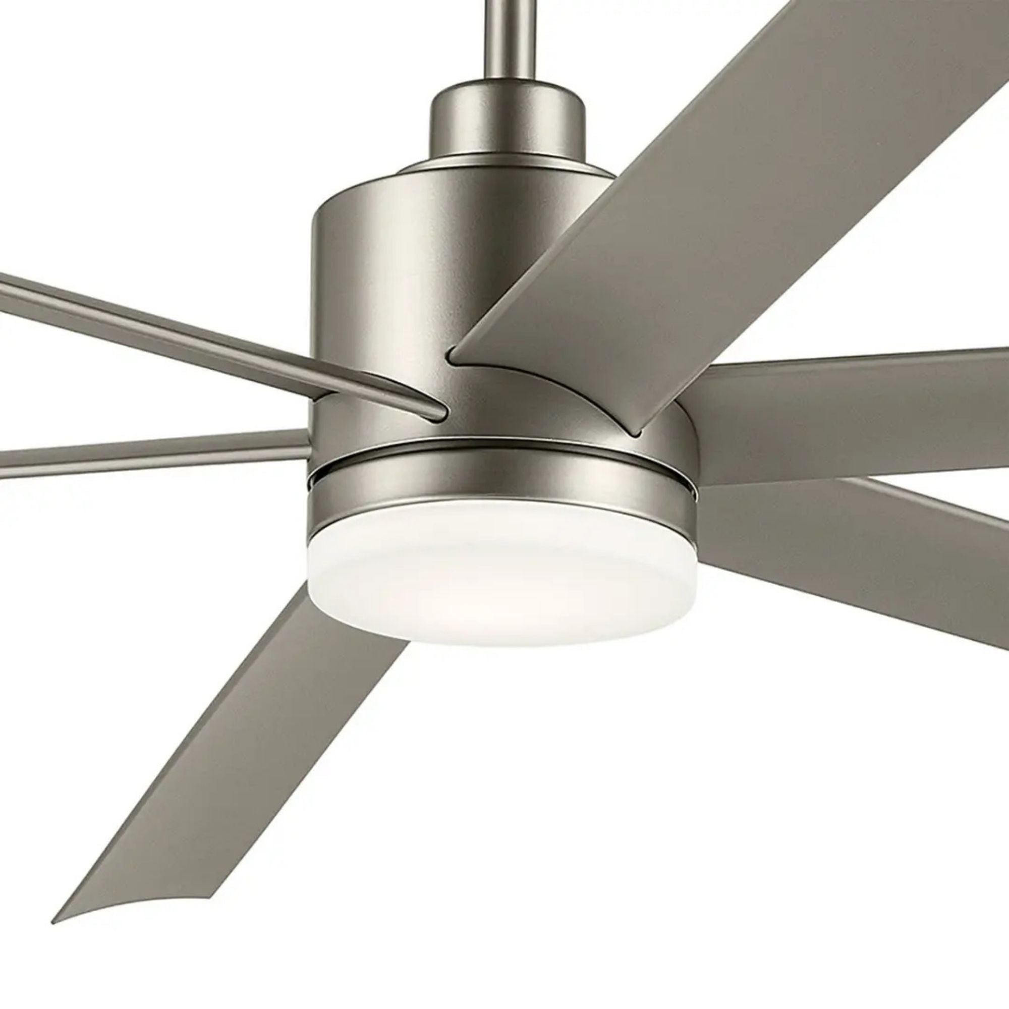 Loa 80" Brushed Nickel LED Selectable CCT Ceiling Fan