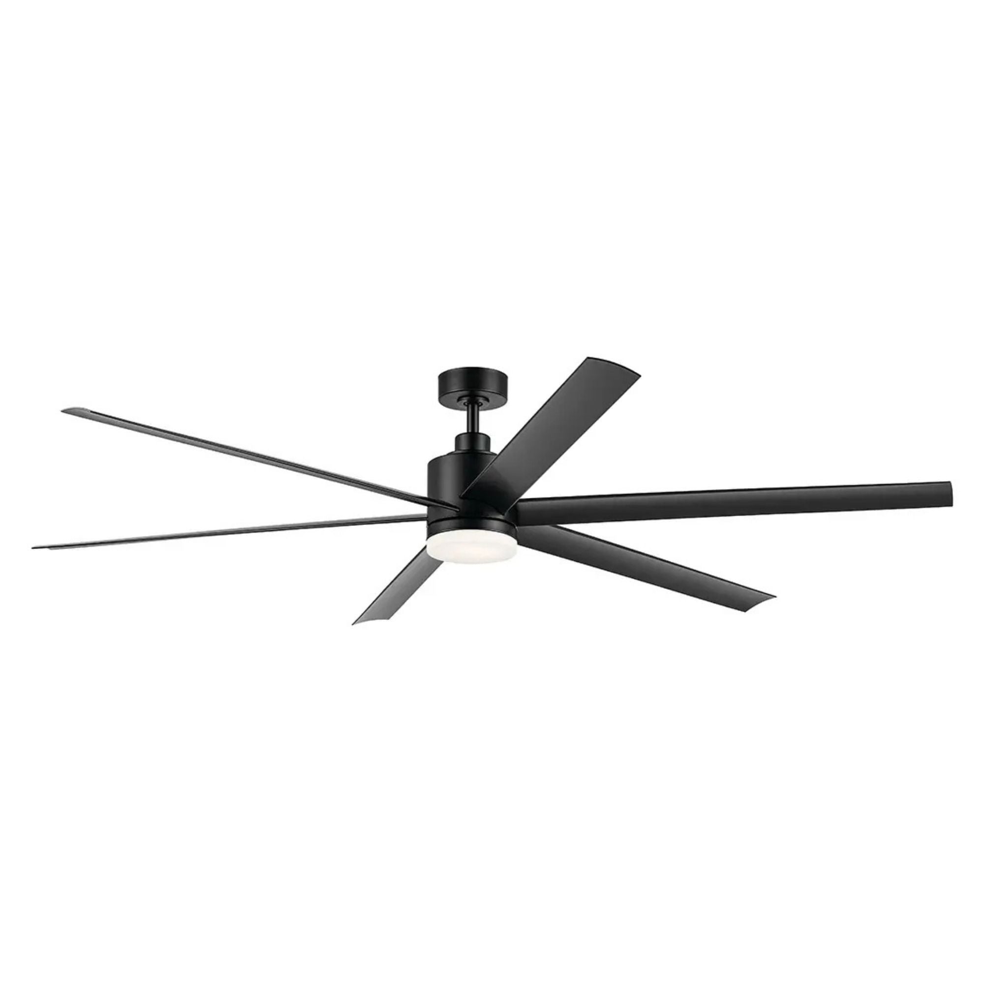 Loa 80" Satin Black LED Selectable CCT Ceiling Fan