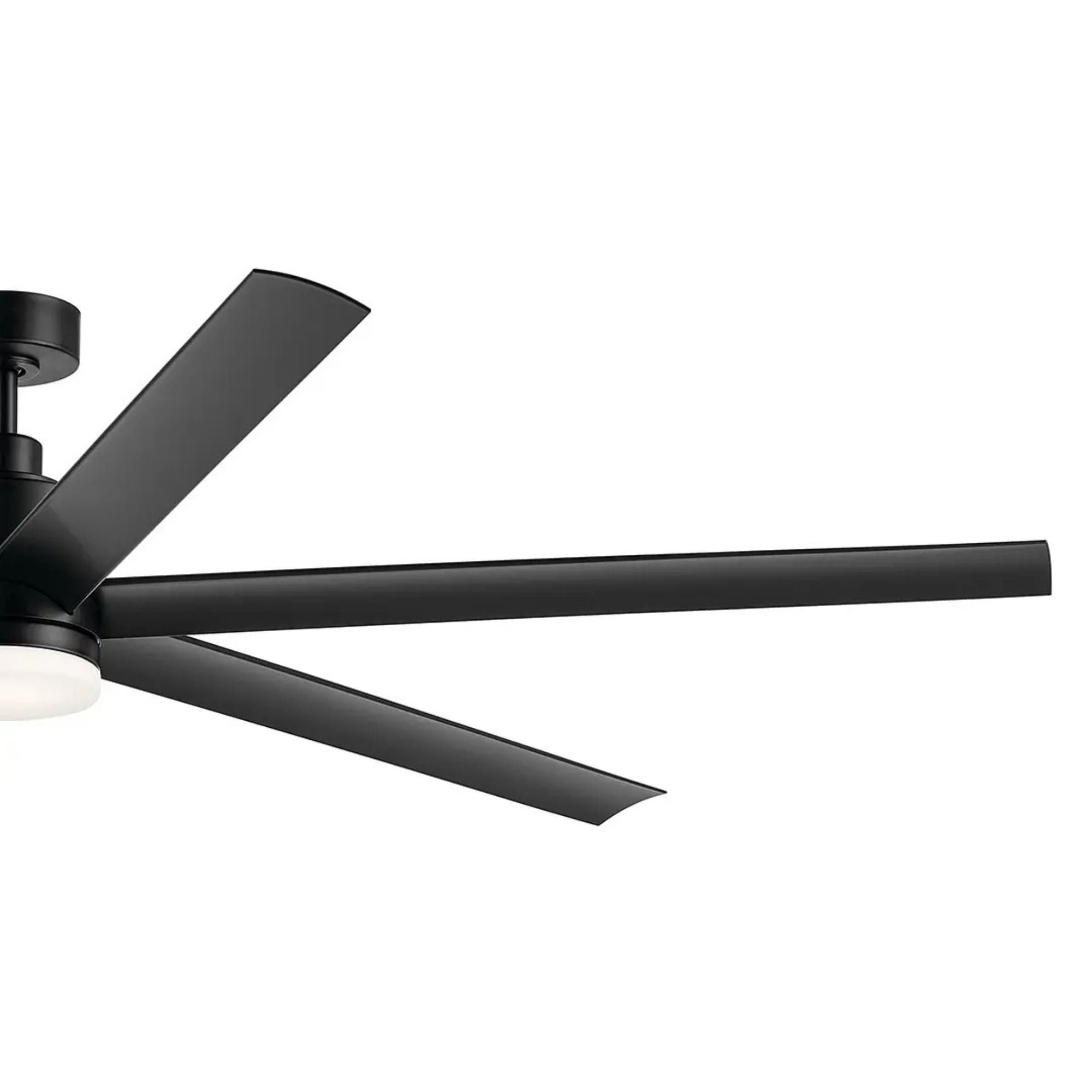 Loa 80" Satin Black LED Selectable CCT Ceiling Fan
