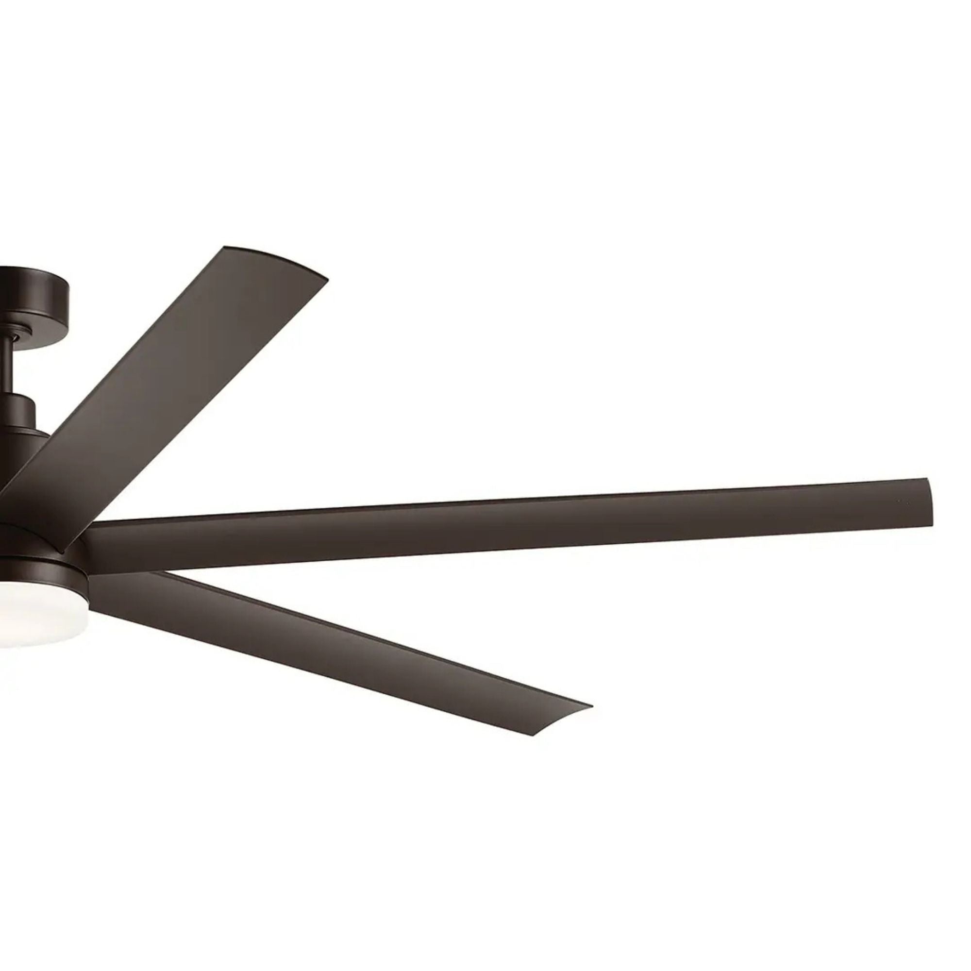 Loa 80" Satin Natural Bronze LED Selectable CCT Ceiling Fan