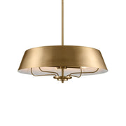 Kichler Luella 22 in. 4-Light Pendant, Brushed Natural Brass