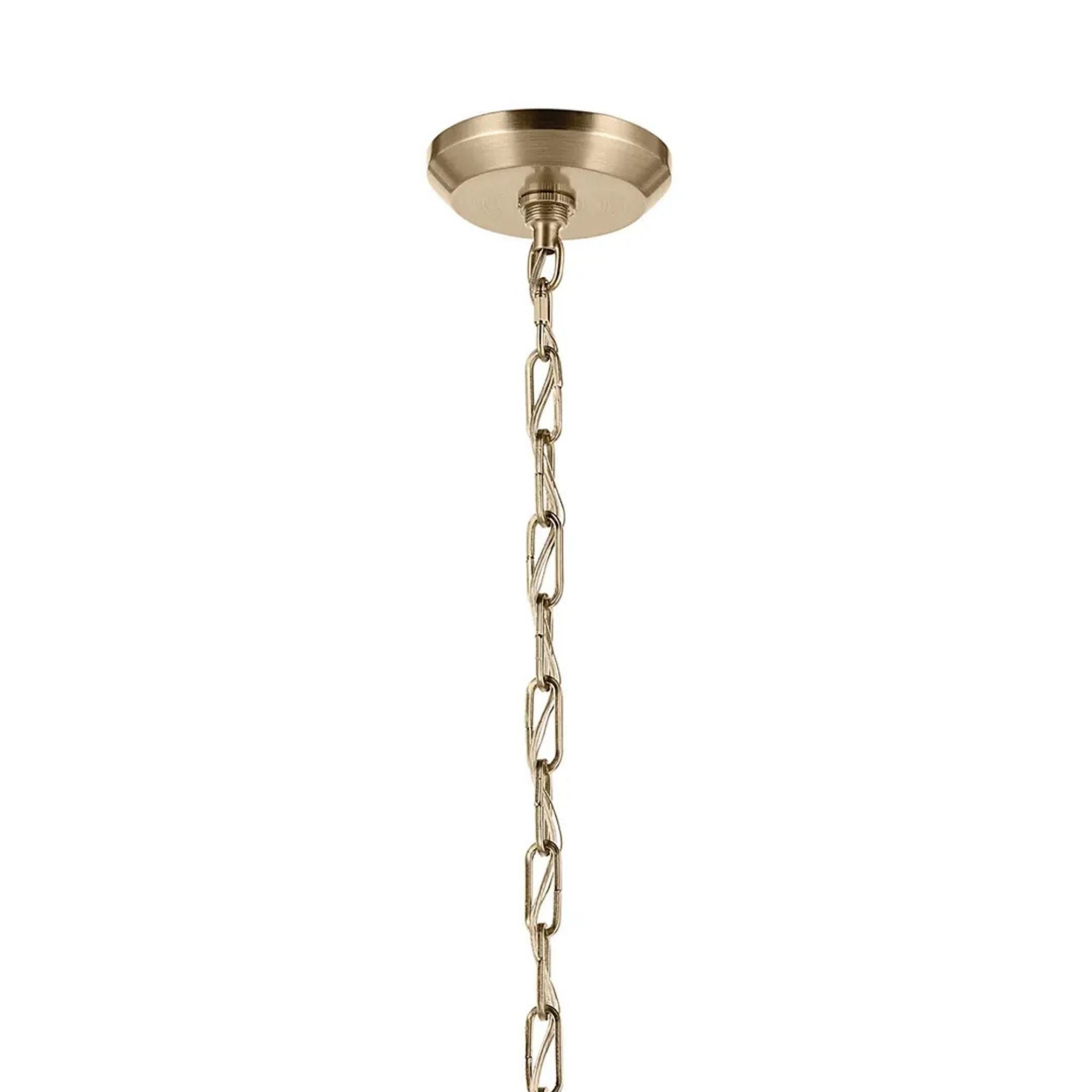 Kichler Lulo 28.75 in. Pendant Light, Champagne Bronze with Cord Shade