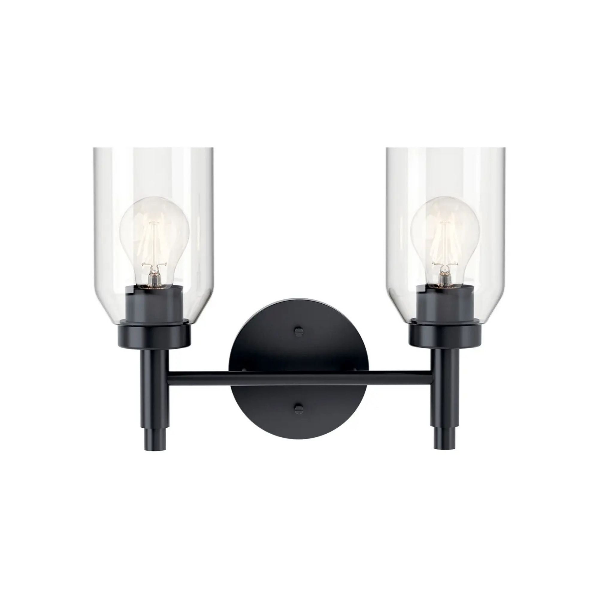 Kichler Lighting - Madden 14" 2-Light Vanity Light, Black Finish | Bees Lighting