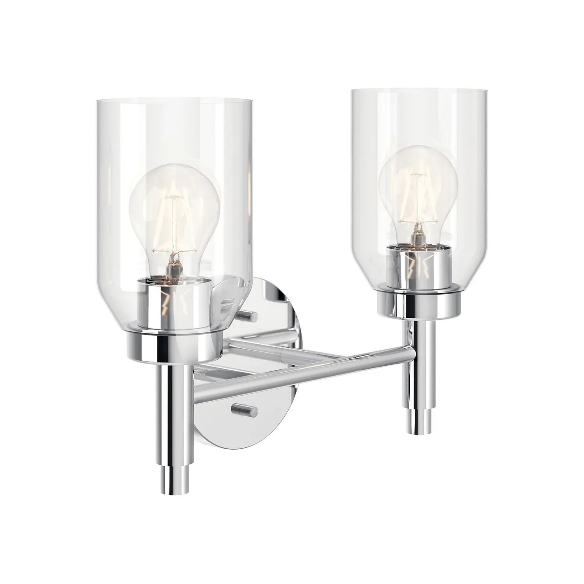 Madden 14" 2-Light Vanity Light, Chrome Finish