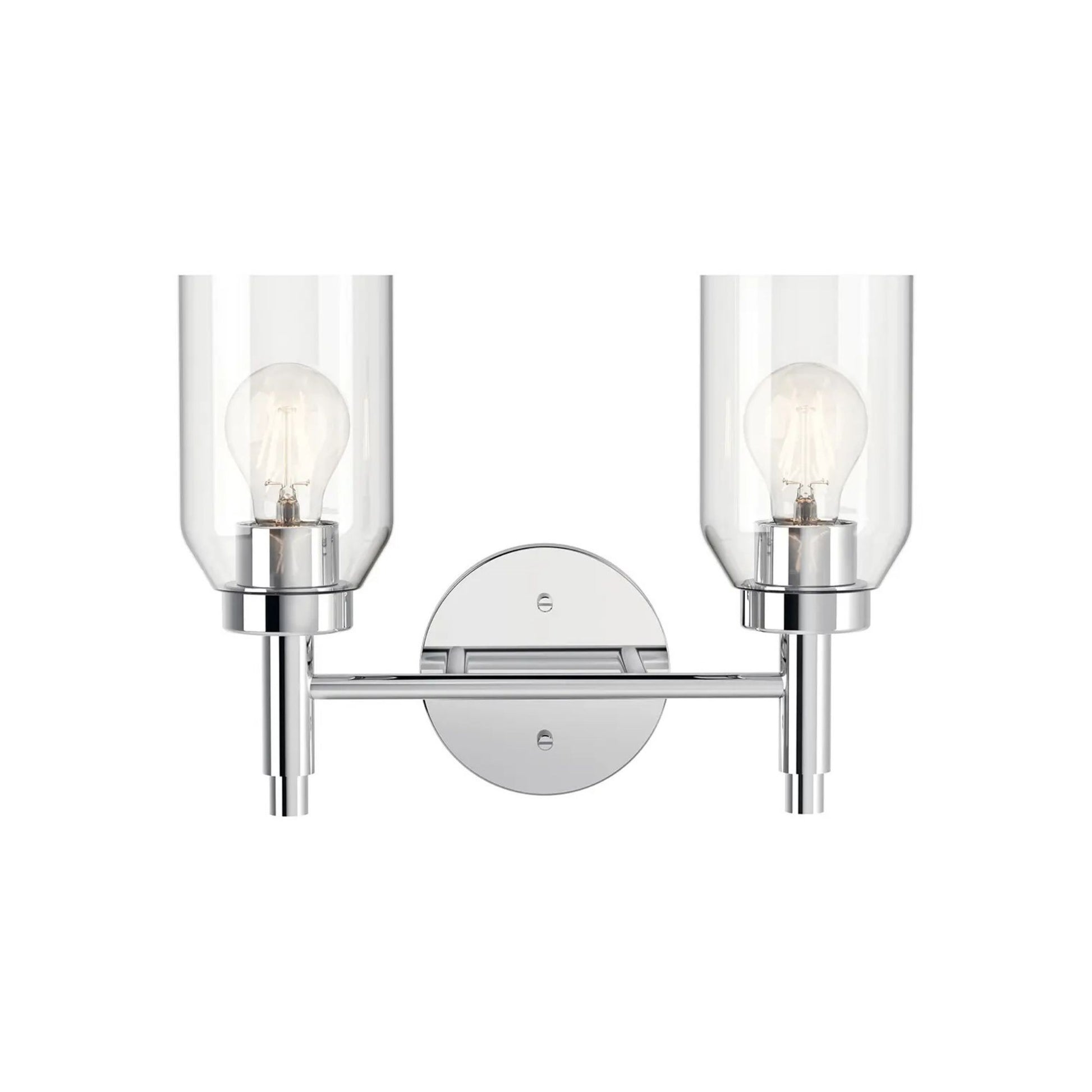 Kichler Lighting - Madden 14" 2-Light Vanity Light, Chrome Finish | Bees Lighting