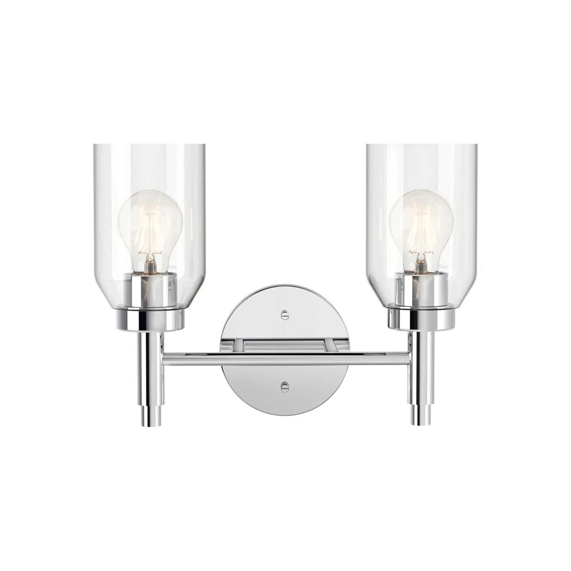 Kichler Lighting - Madden 14" 2-Light Vanity Light, Chrome Finish | Bees Lighting