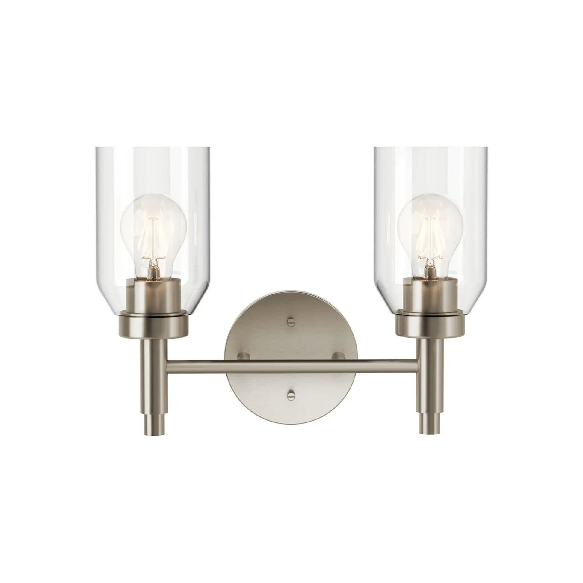 Kichler Lighting - Madden 14" 2-Light Vanity Light, Brushed Nickel Finish | Bees Lighting