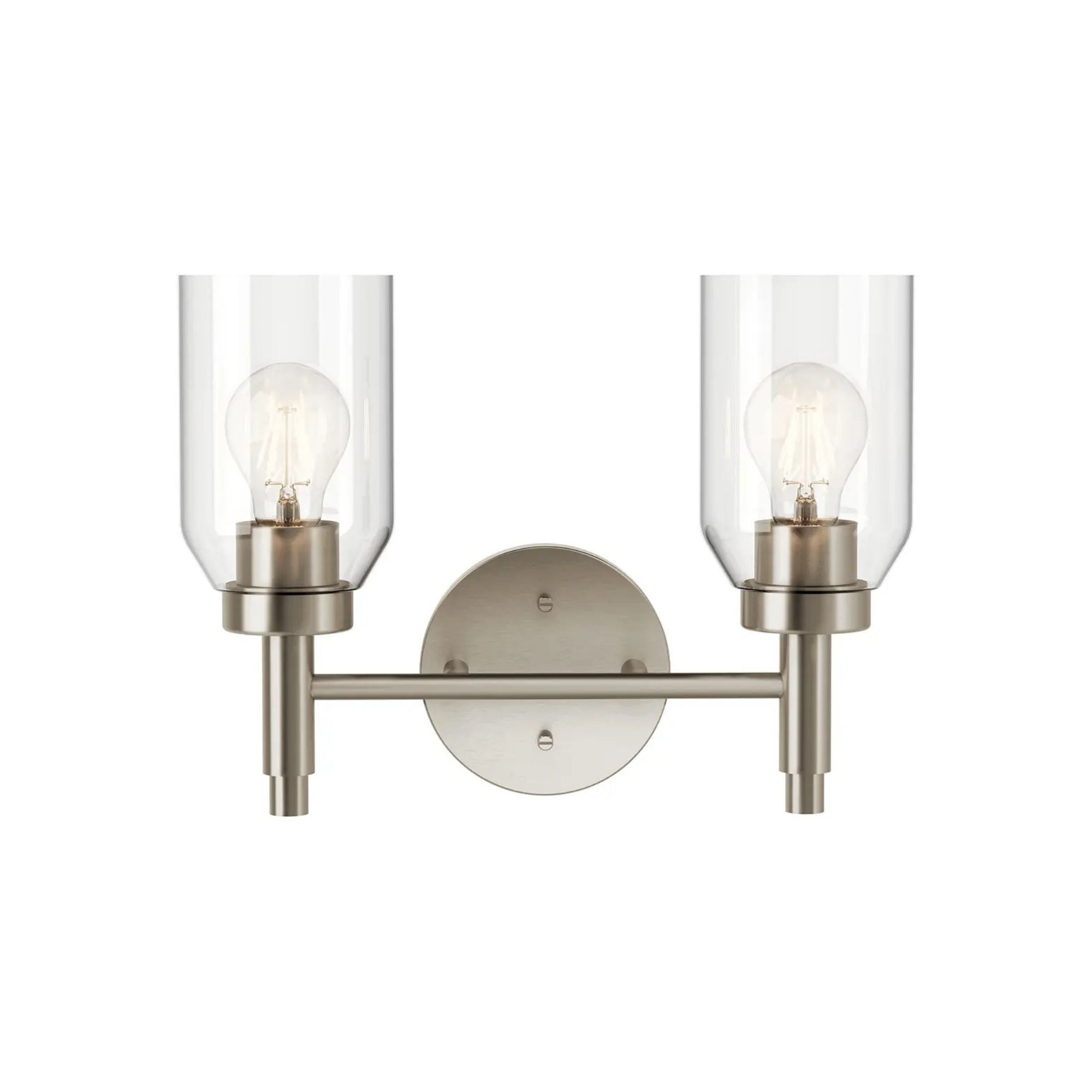 Kichler Lighting - Madden 14" 2-Light Vanity Light, Brushed Nickel Finish | Bees Lighting