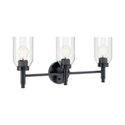 Kichler Lighting - Madden 24" 3-Light Vanity Light, Black Finish | Bees Lighting