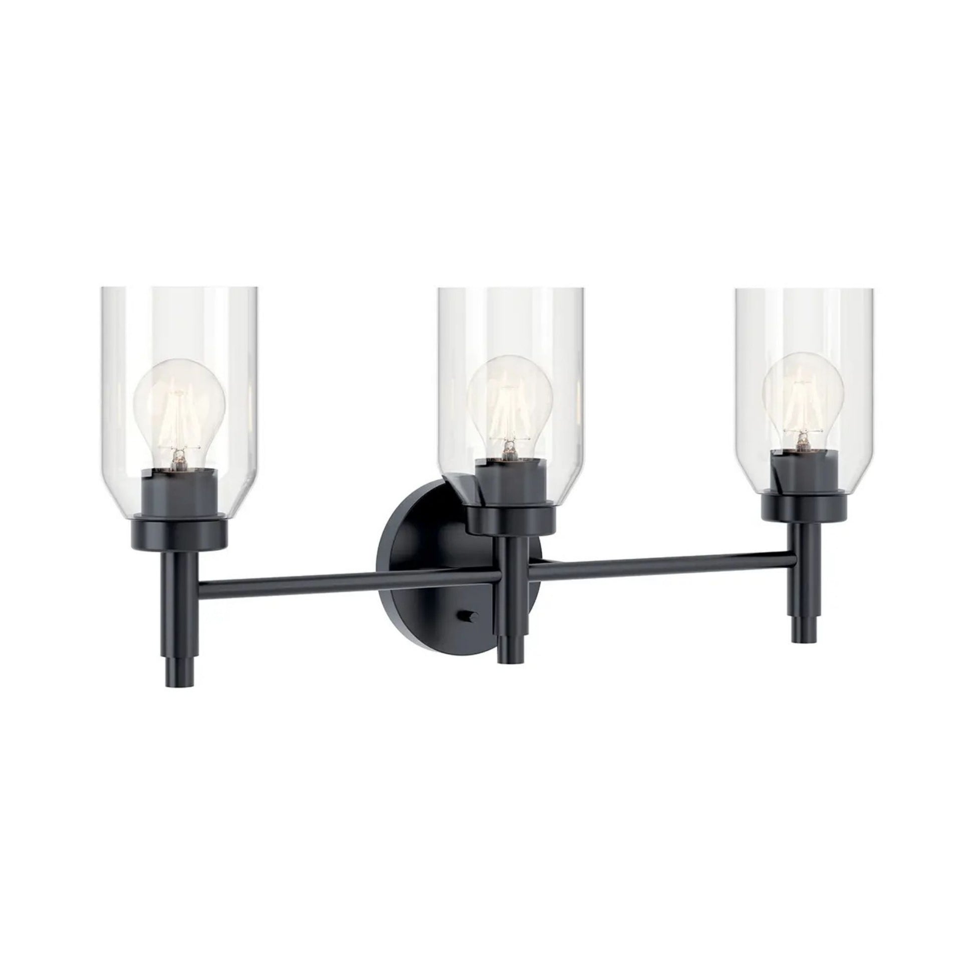 Kichler Lighting - Madden 24" 3-Light Vanity Light, Black Finish | Bees Lighting
