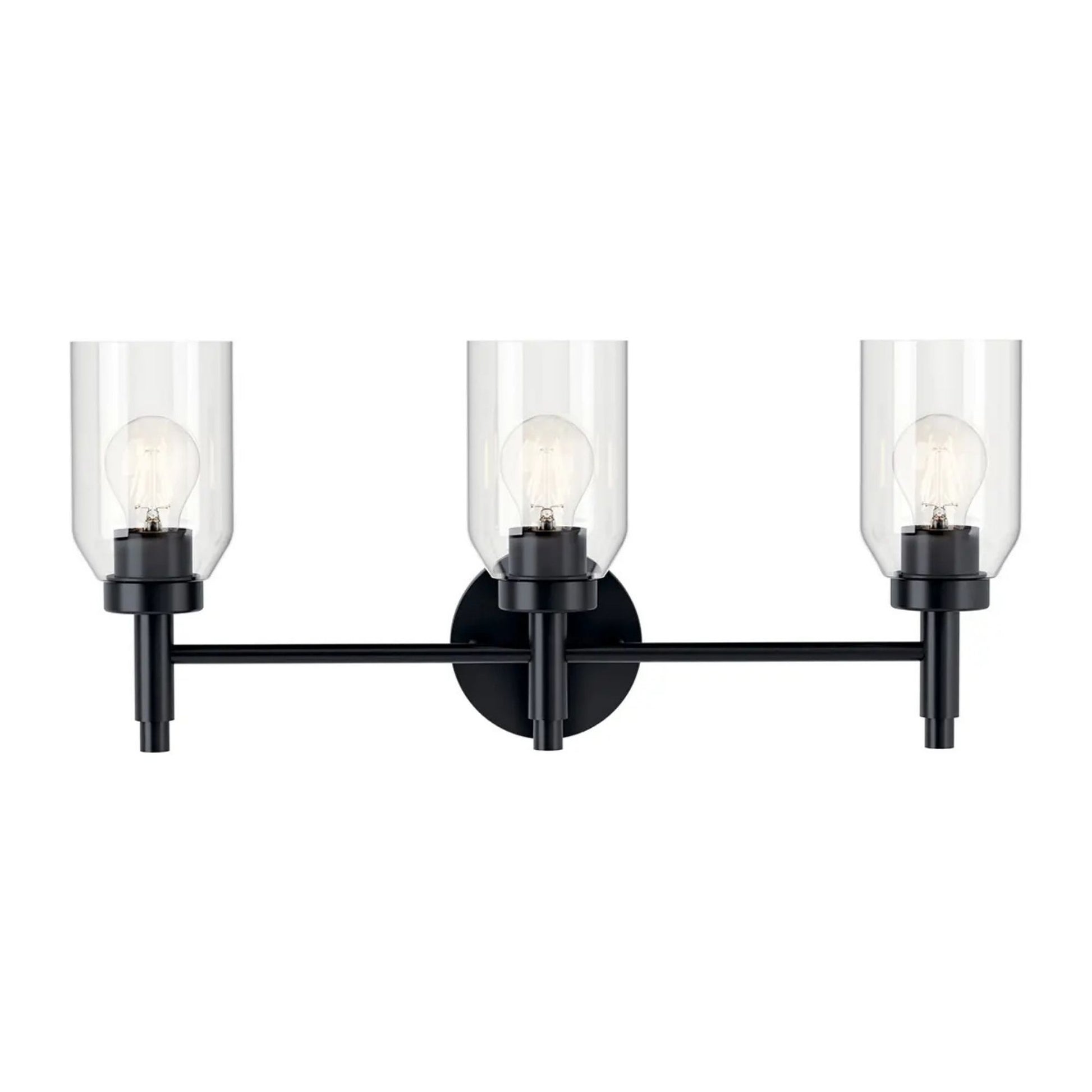 Kichler Lighting - Madden 24" 3-Light Vanity Light, Black Finish | Bees Lighting