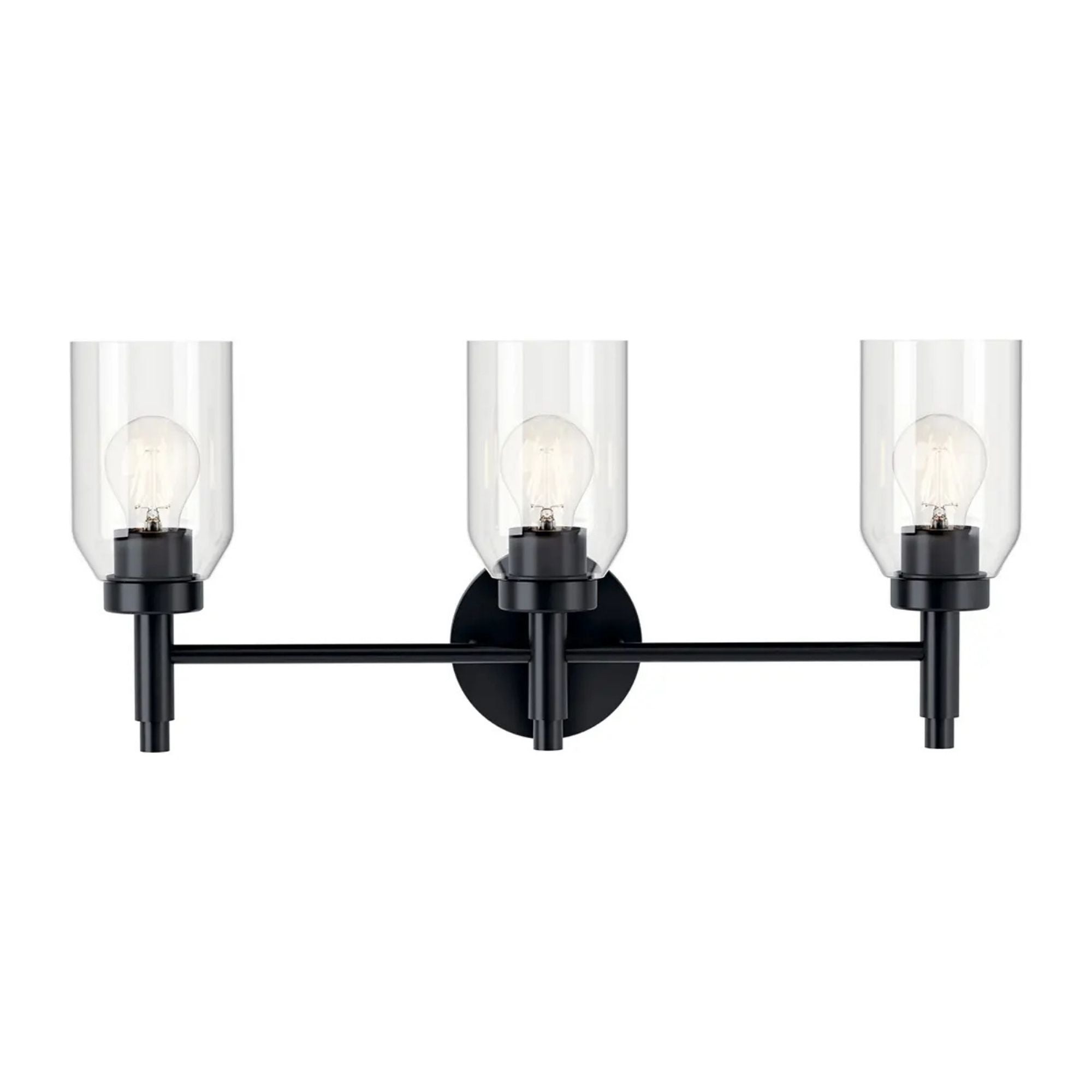 Kichler Lighting - Madden 24" 3-Light Vanity Light, Black Finish | Bees Lighting