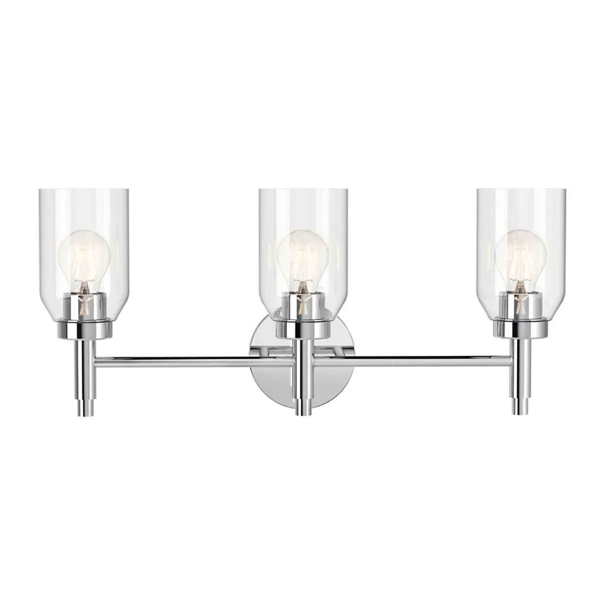 Kichler Lighting - Madden 24" 3-Light Vanity Light, Chrome Finish | Bees Lighting