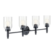 Kichler Lighting - Madden 34" 4-Light Vanity Light, Black Finish | Bees Lighting