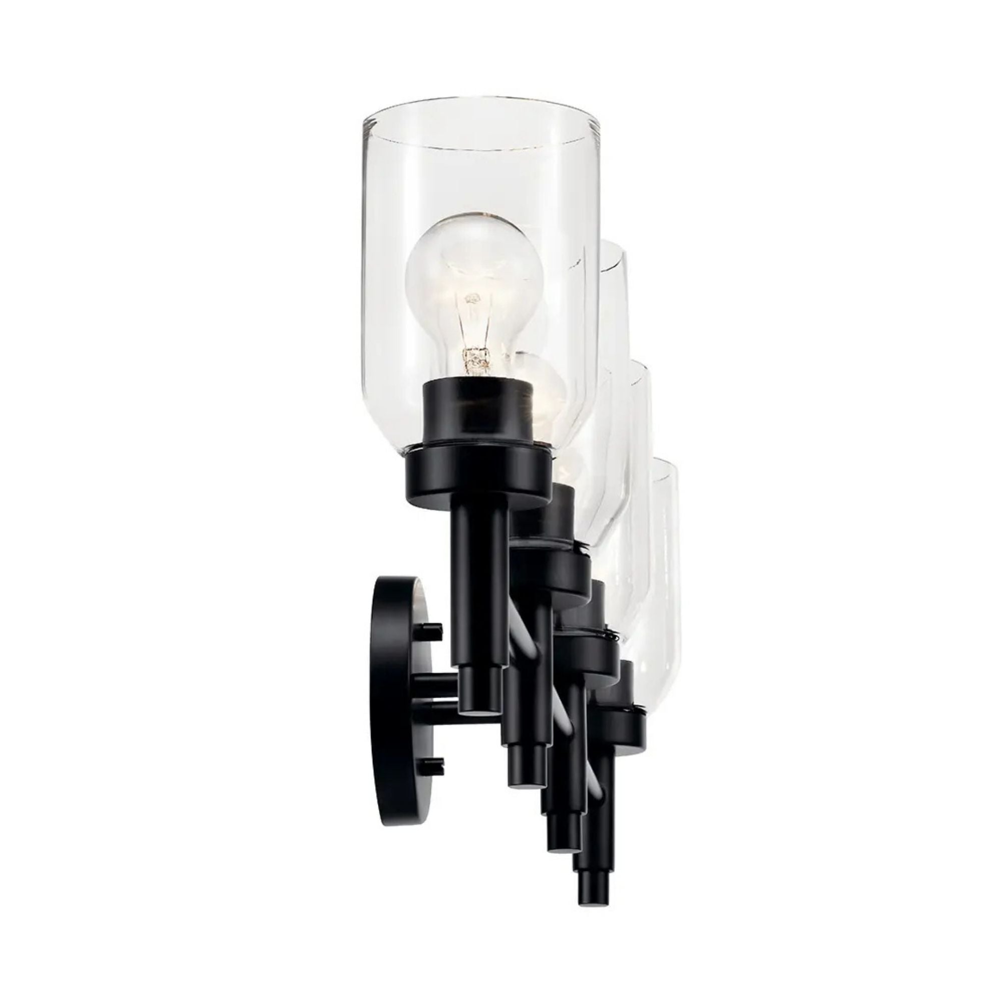 Kichler Lighting - Madden 34" 4-Light Vanity Light, Black Finish | Bees Lighting